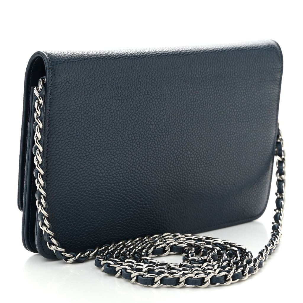 Caviar Timeless CC Wallet on Chain WOC Blue