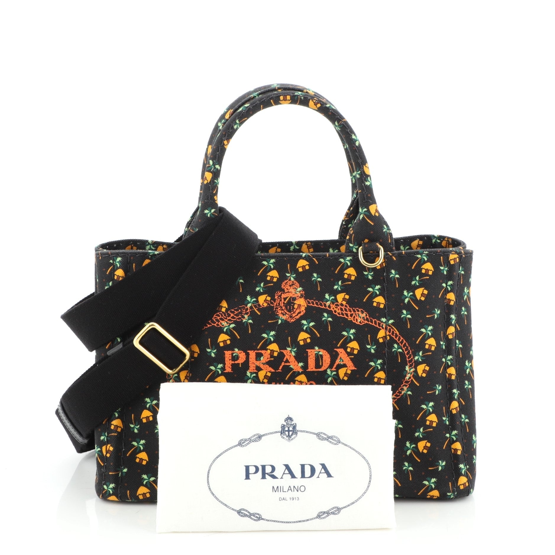 Canapa Convertible Tote Printed Canvas Mini