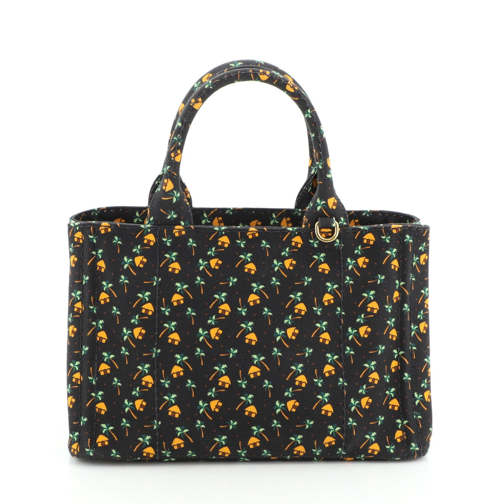 Canapa Convertible Tote Printed Canvas Mini