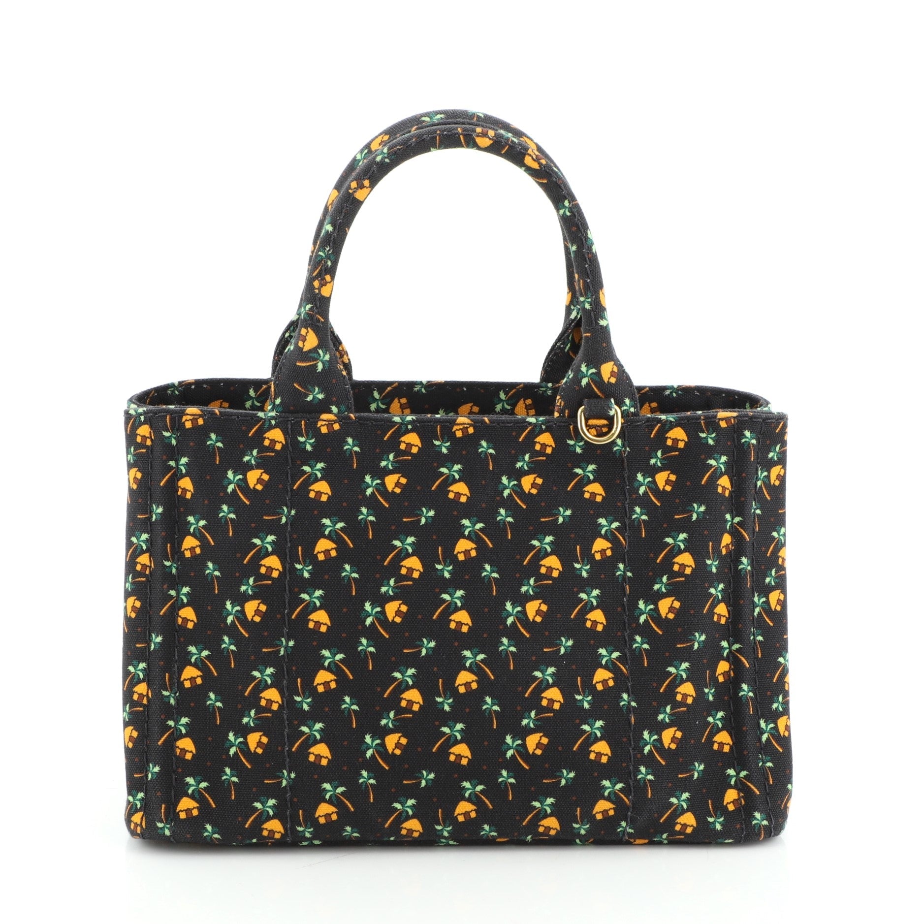 Canapa Convertible Tote Printed Canvas Mini