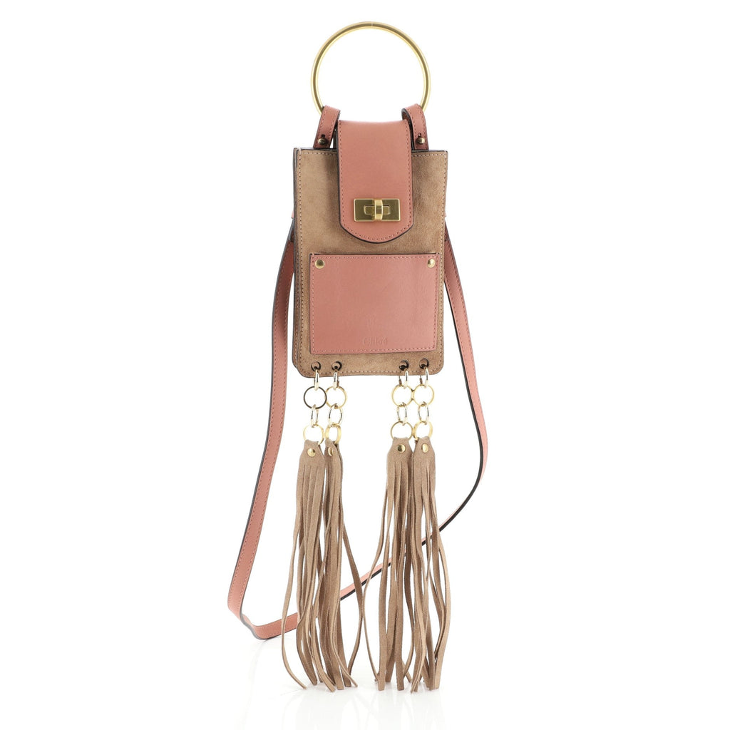 Jane Crossbody Bag Leather and Suede Mini