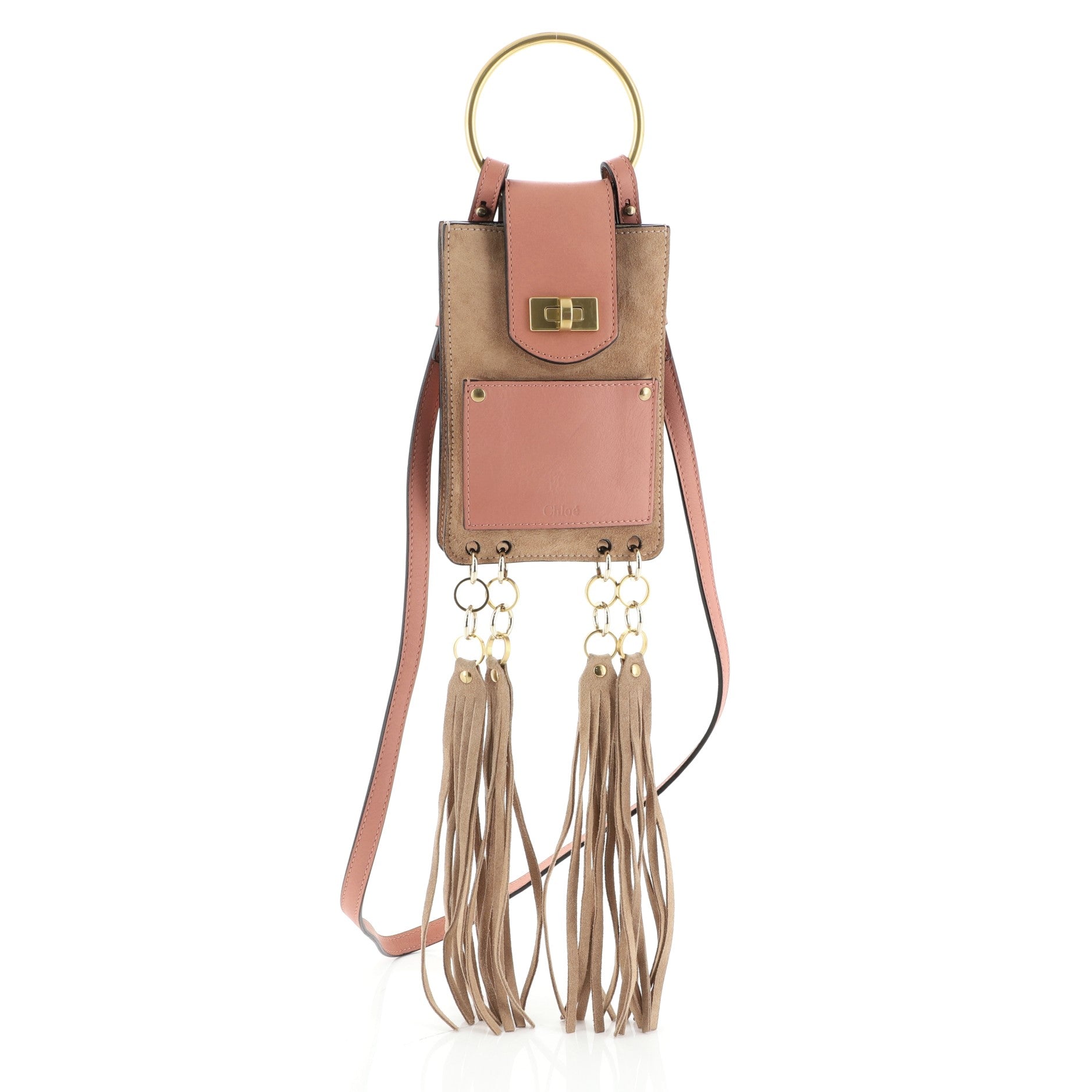 Jane Crossbody Bag Leather and Suede Mini