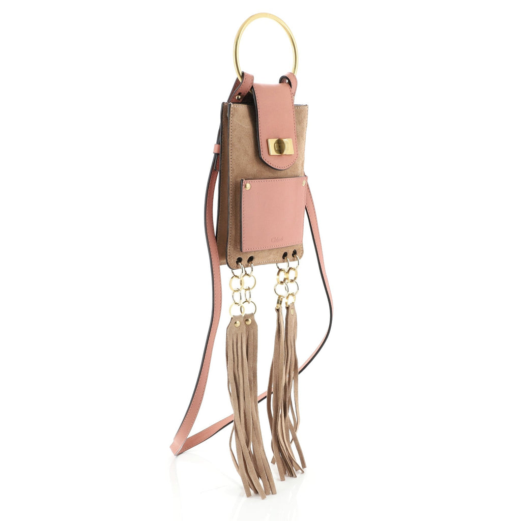 Jane Crossbody Bag Leather and Suede Mini