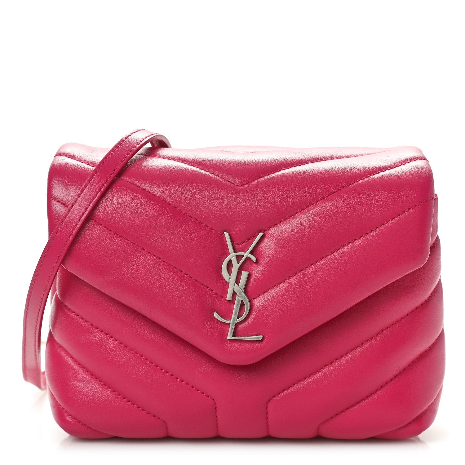 Calfskin Y Quilted Monogram Toy Loulou Crossbody Bag Freesia