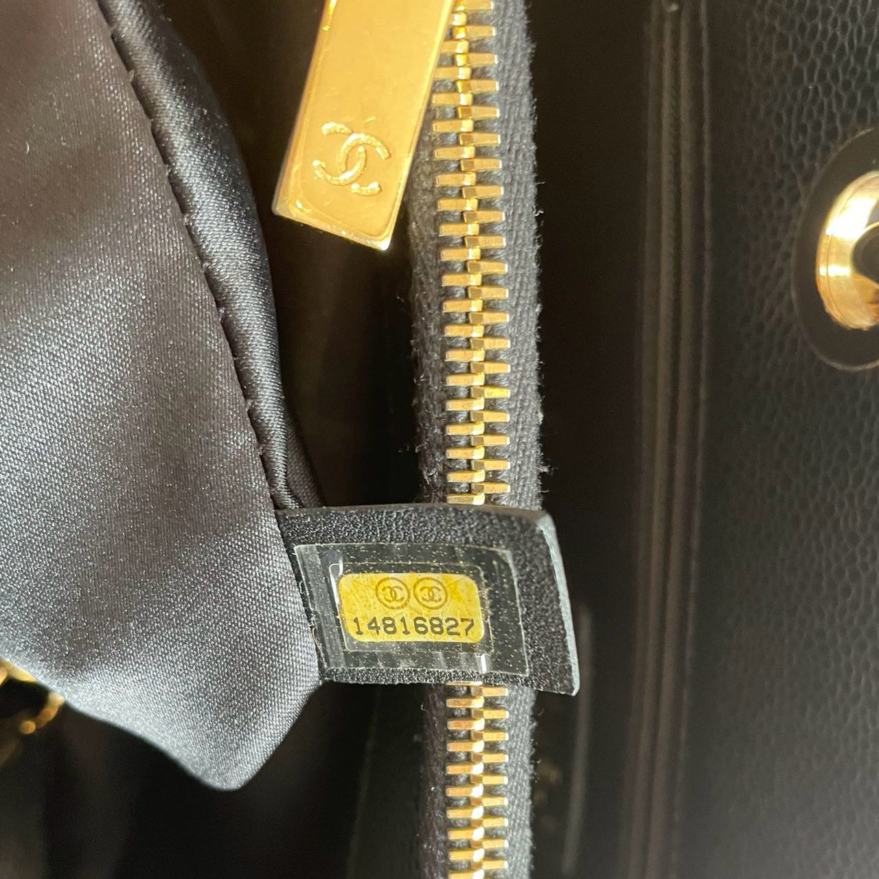 Chanel Grand Shopping Tote Black GST Bag in Caviar Leather with Gold Hardware Medium