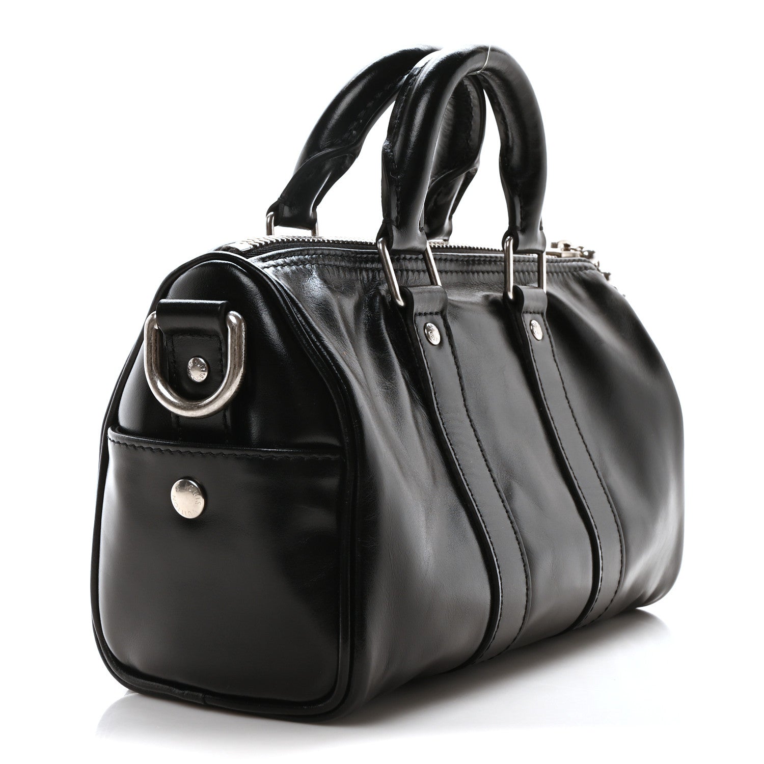 Calfskin Cargo Keepall Bandouliere 25 Black