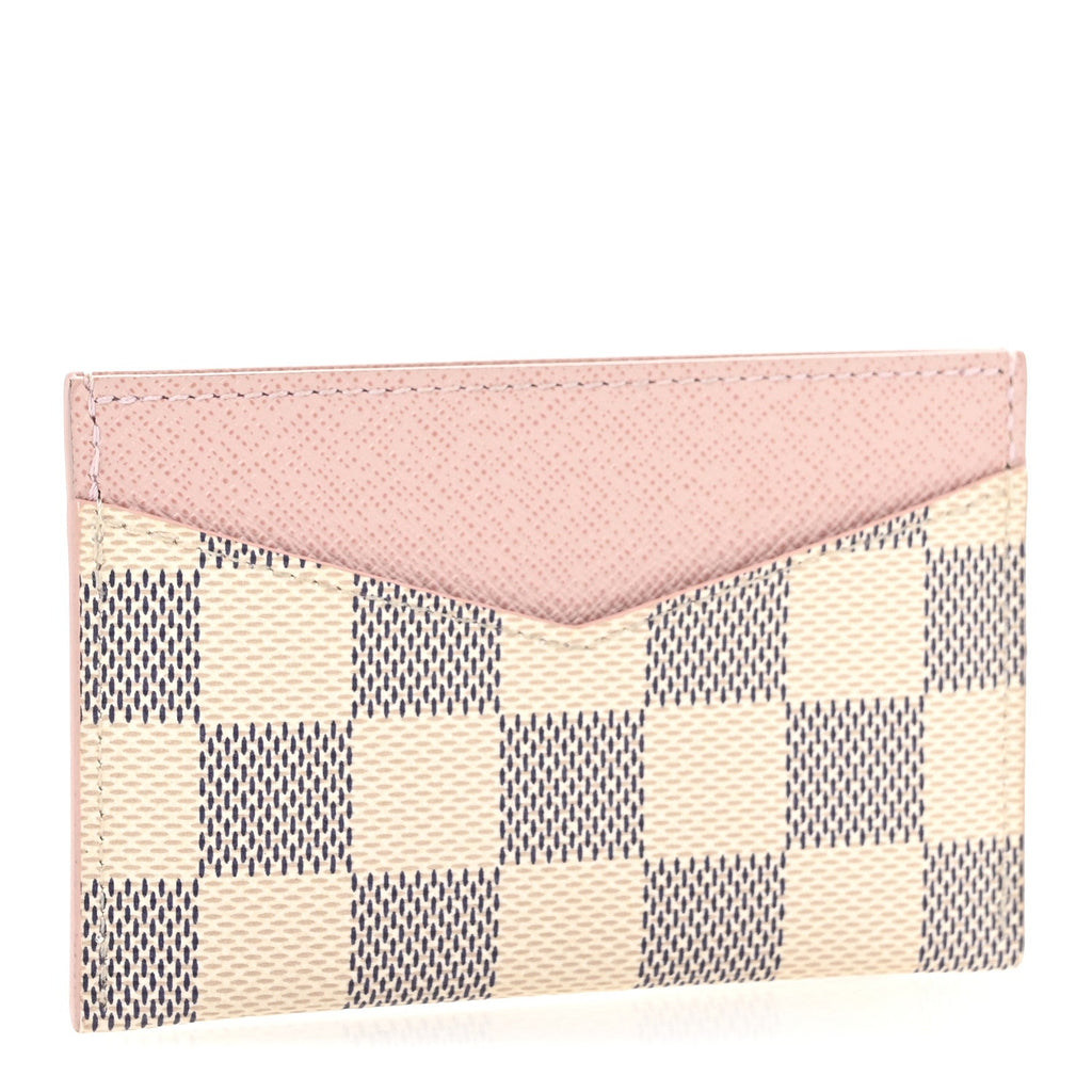Damier Azur Daily  Holder Rose Ballerine