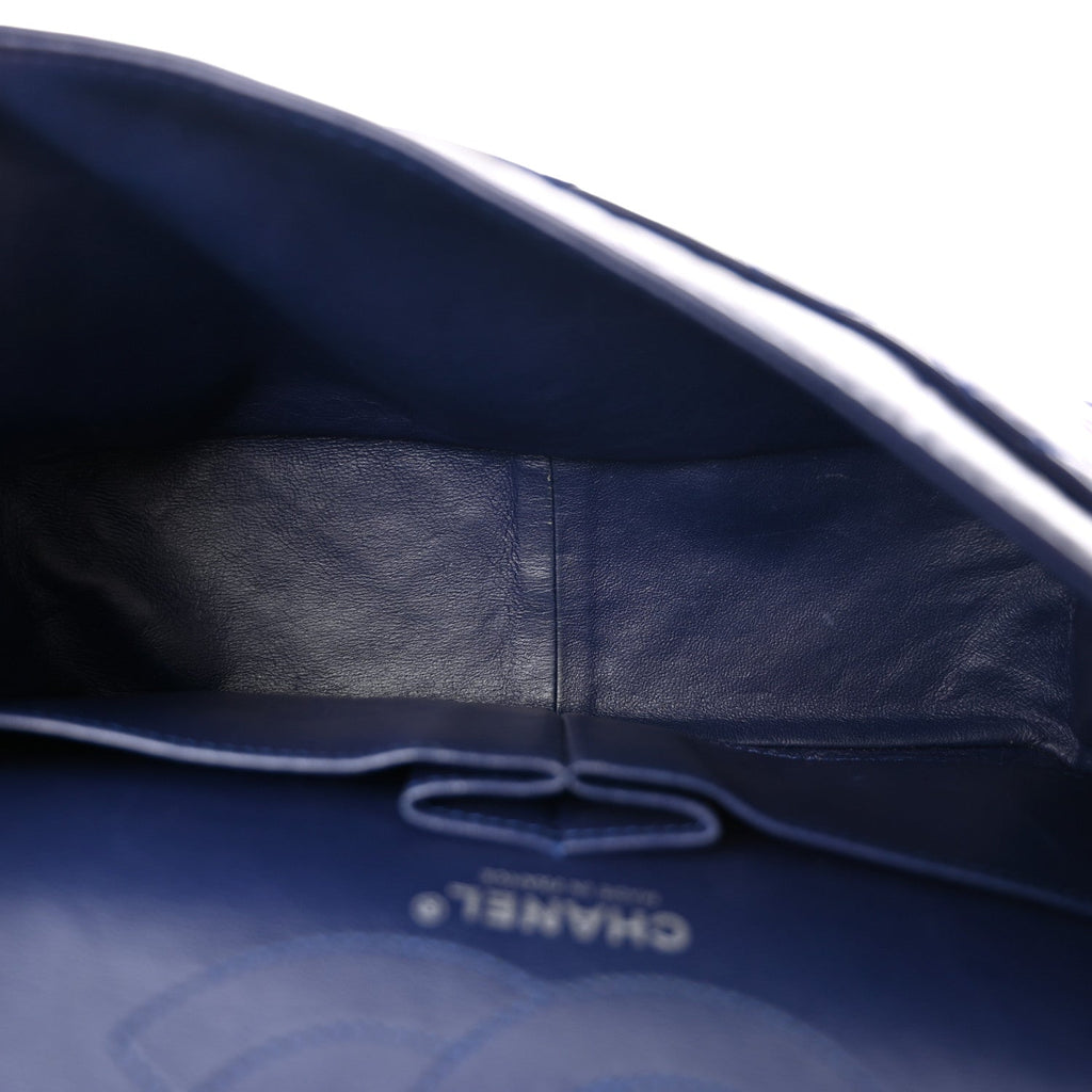 Aged Calfskin Quilted 2.55 Reissue 226 Flap Dark Blue