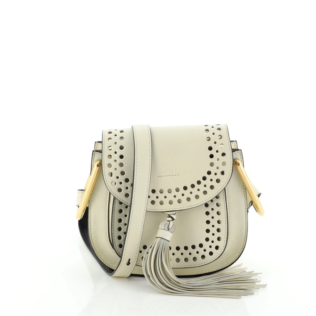 Hudson Handbag Perforated Leather Mini