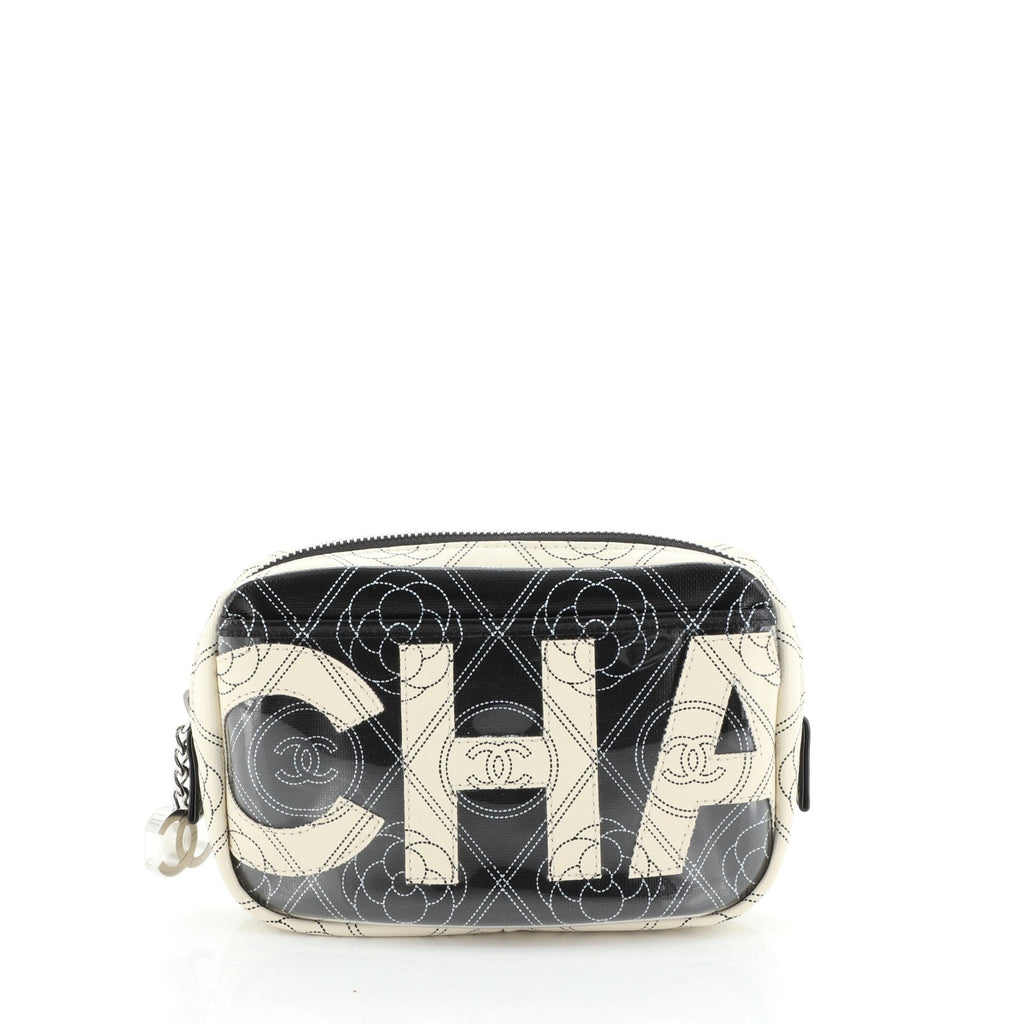 Logo Camera Case Clutch Printed Coated Canvas