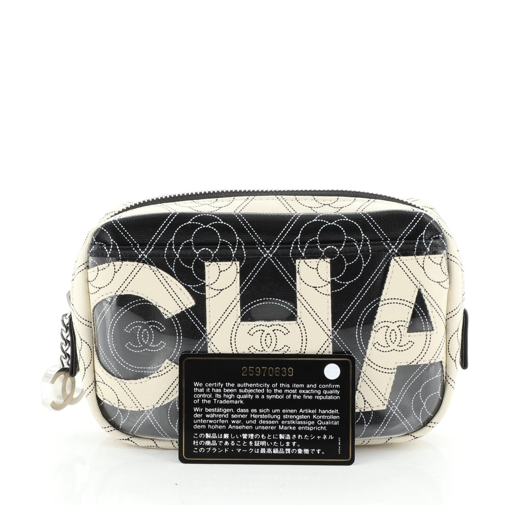 Logo Camera Case Clutch Printed Coated Canvas