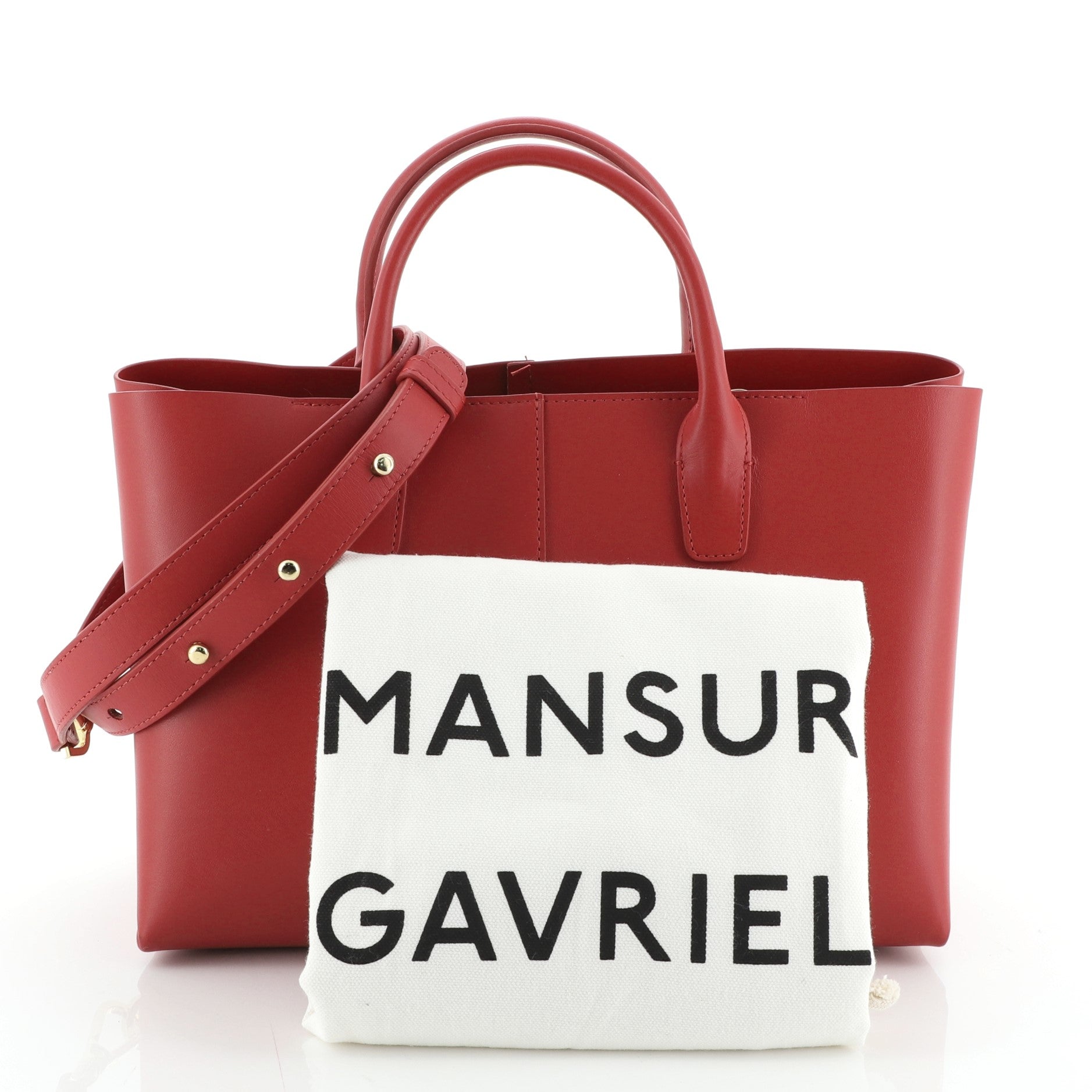 Convertible Folded Tote Leather Mini