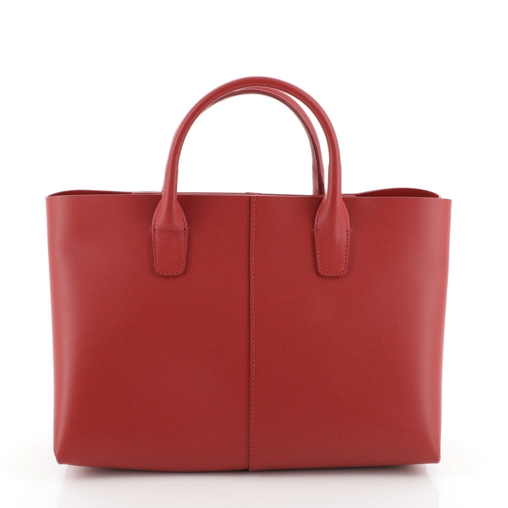 Convertible Folded Tote Leather Mini