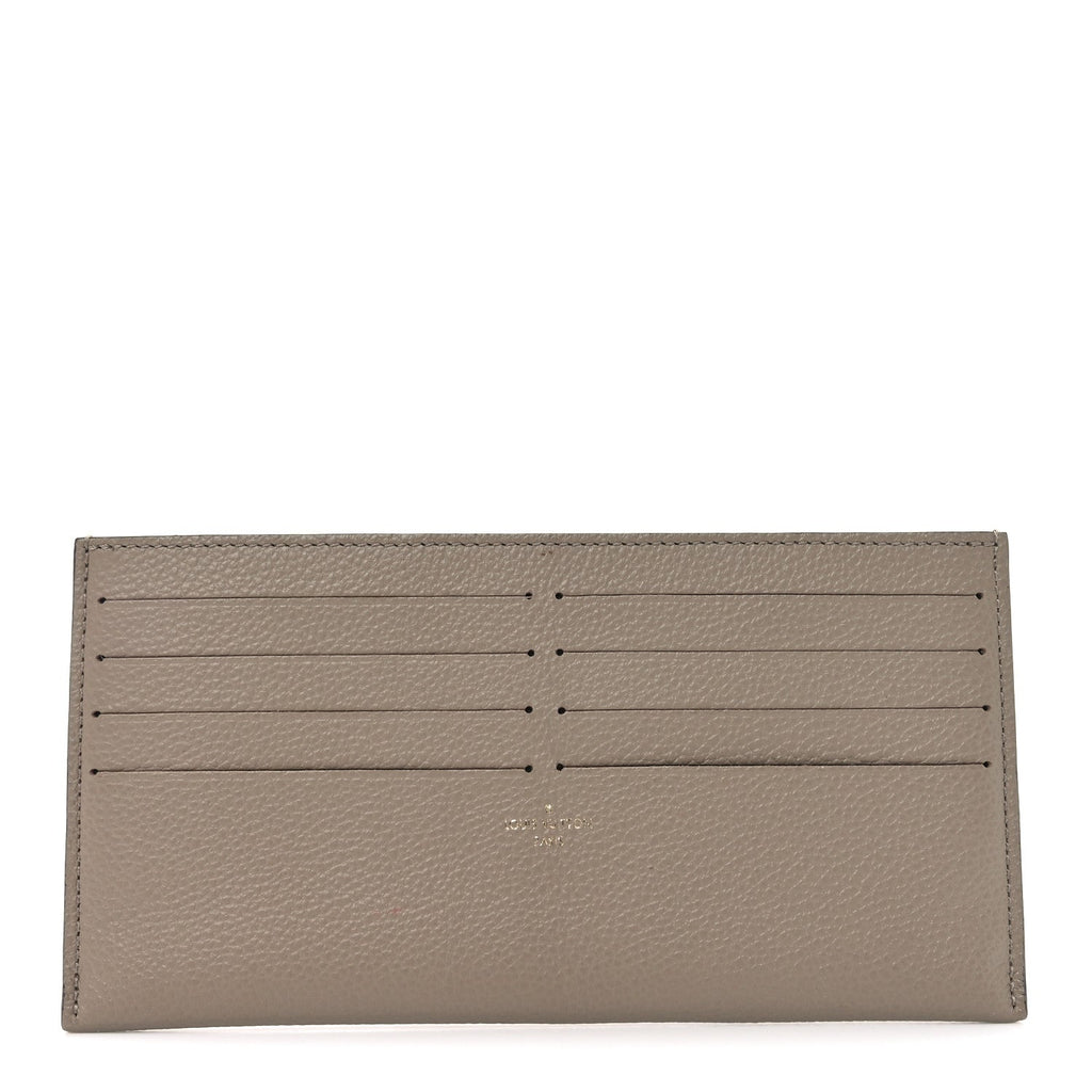 Calfskin Felicie Chain Wallet  Holder Insert Galet