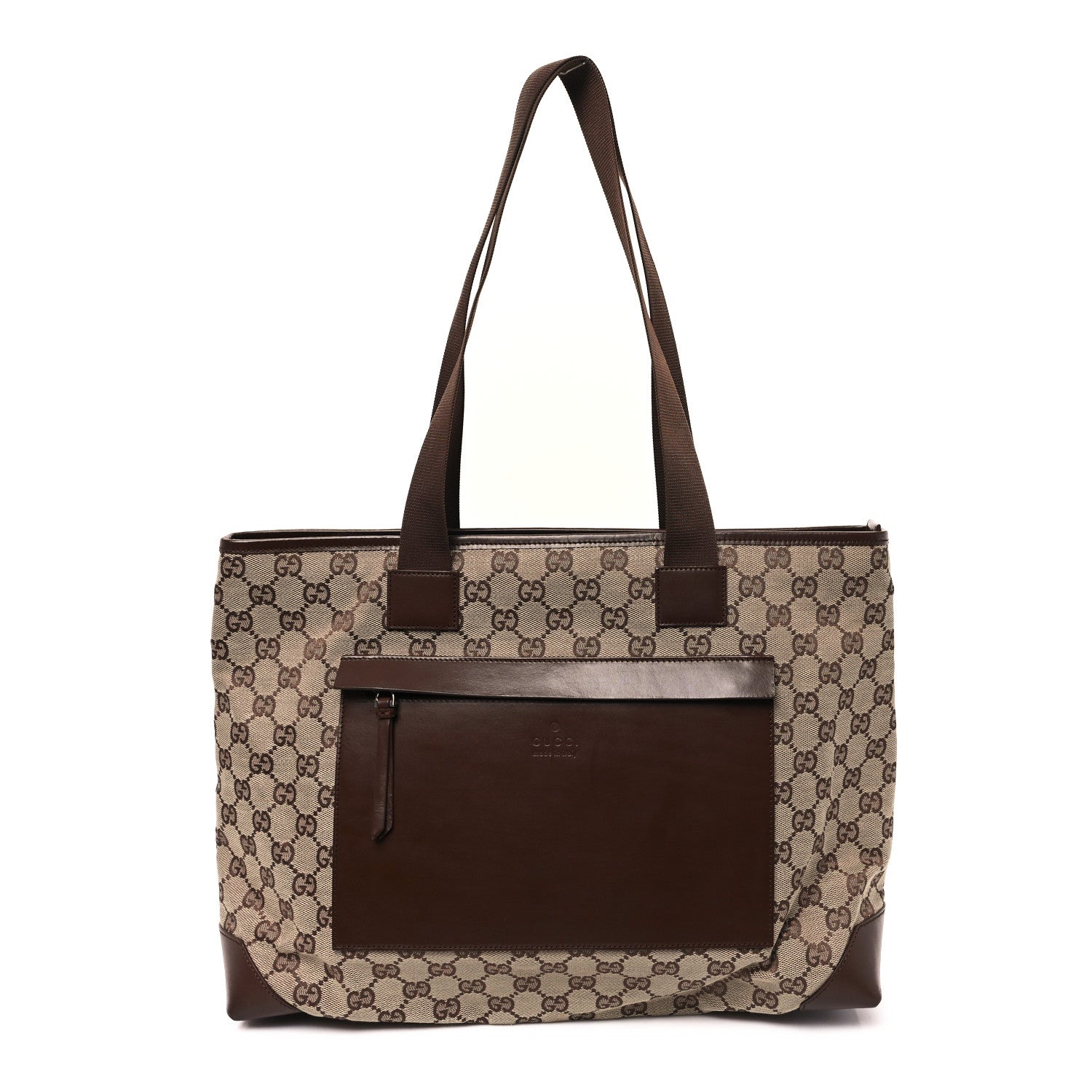 Monogram Tote Bag Brown