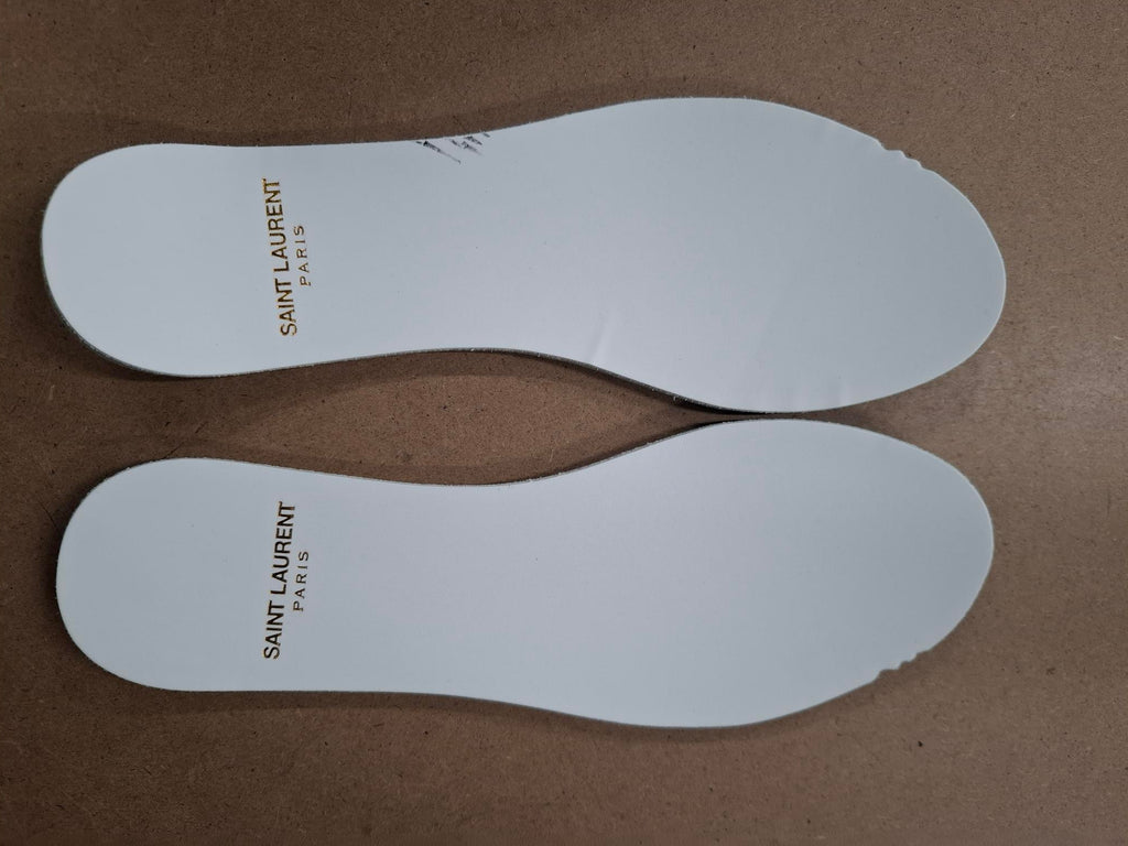 Women's Saint Laurent Aston Low Top Sneakers in White Leather