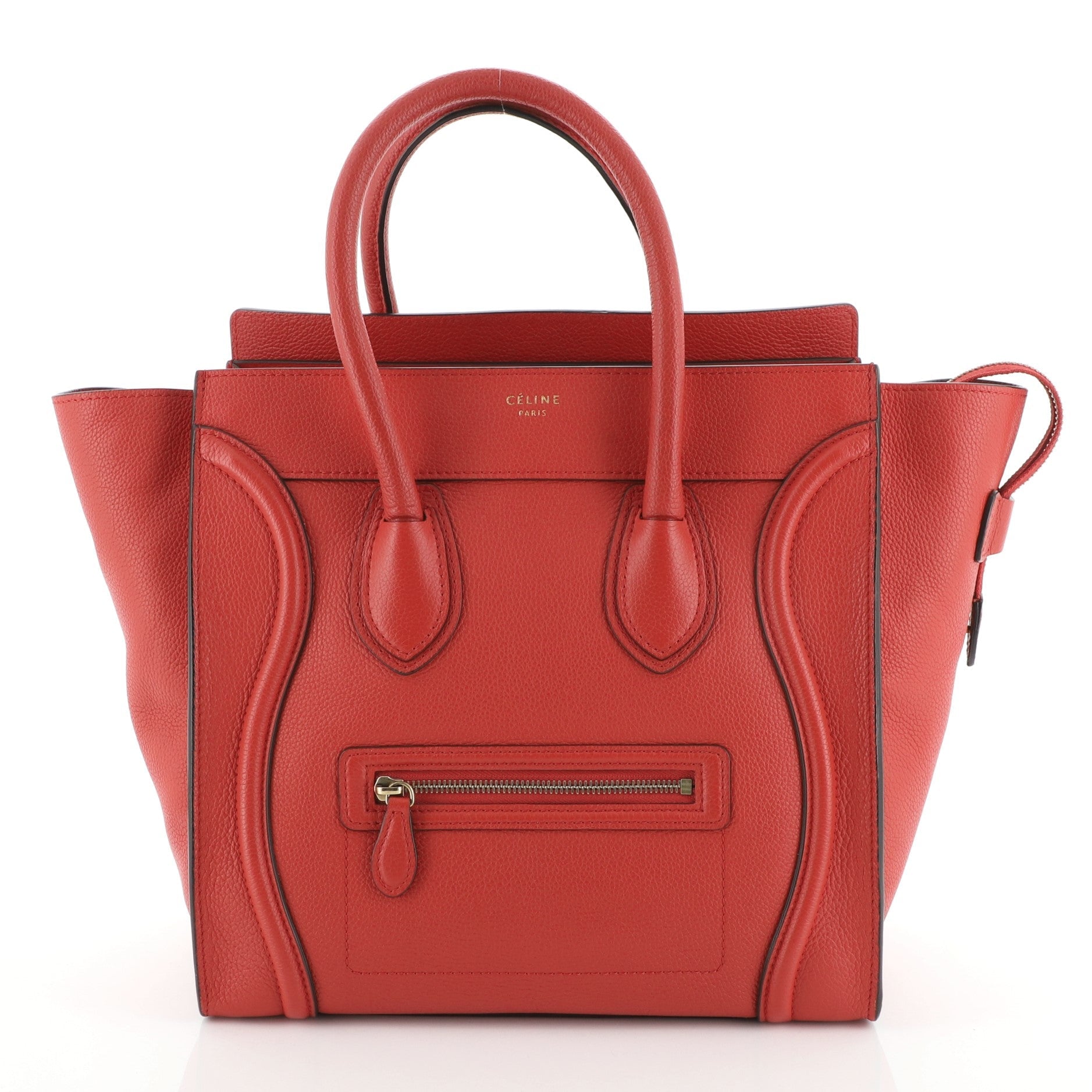 Luggage Bag Grainy Leather Mini