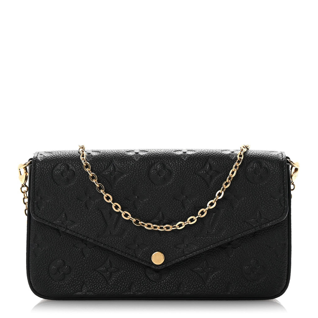 Empreinte Pochette Felicie Chain Wallet Black
