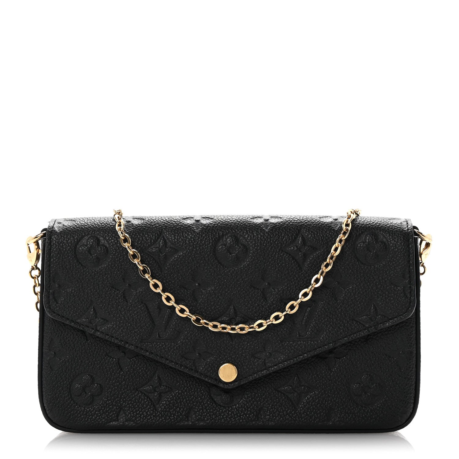 Empreinte Pochette Felicie Chain Wallet Black