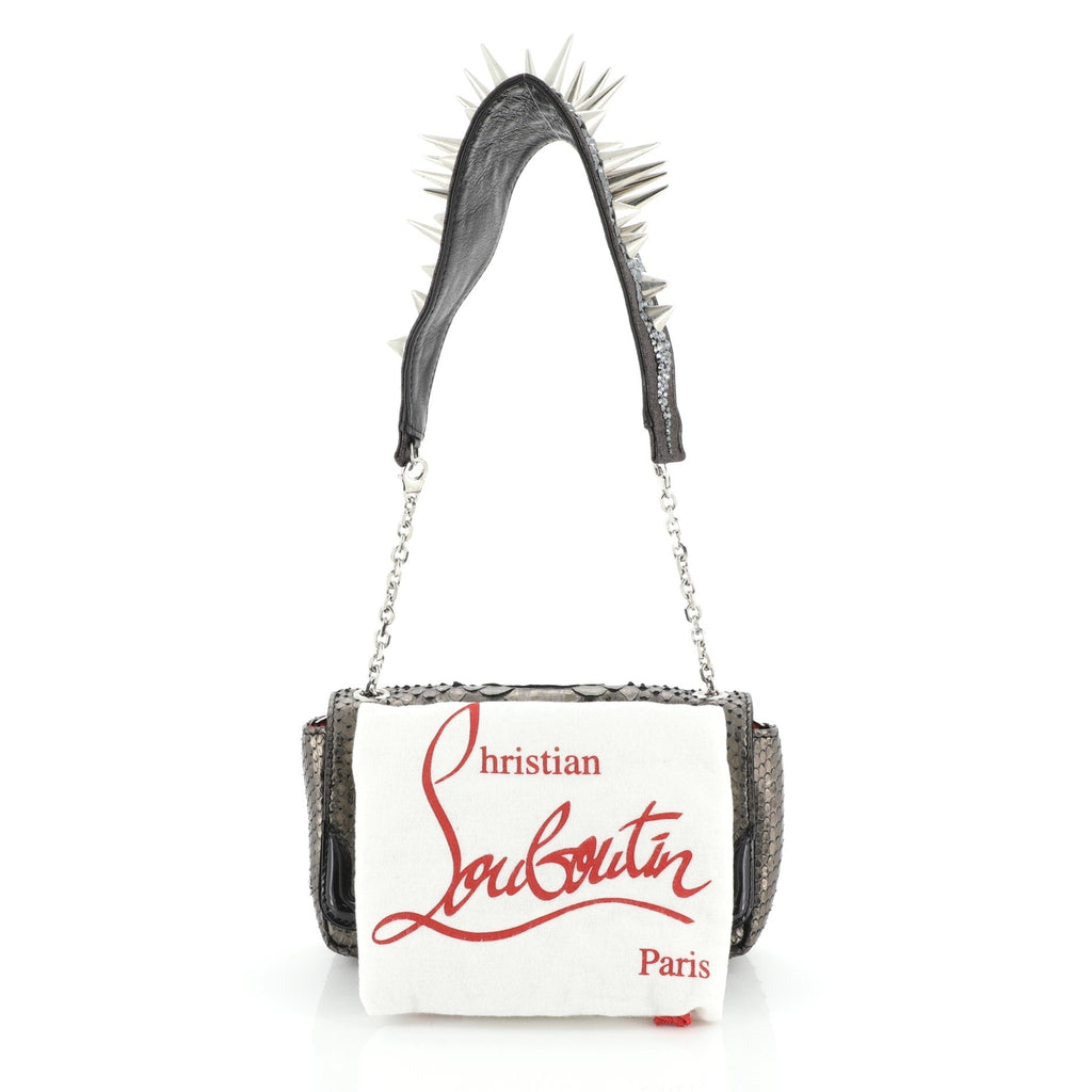 Artemis Shoulder Bag Spiked Python Mini