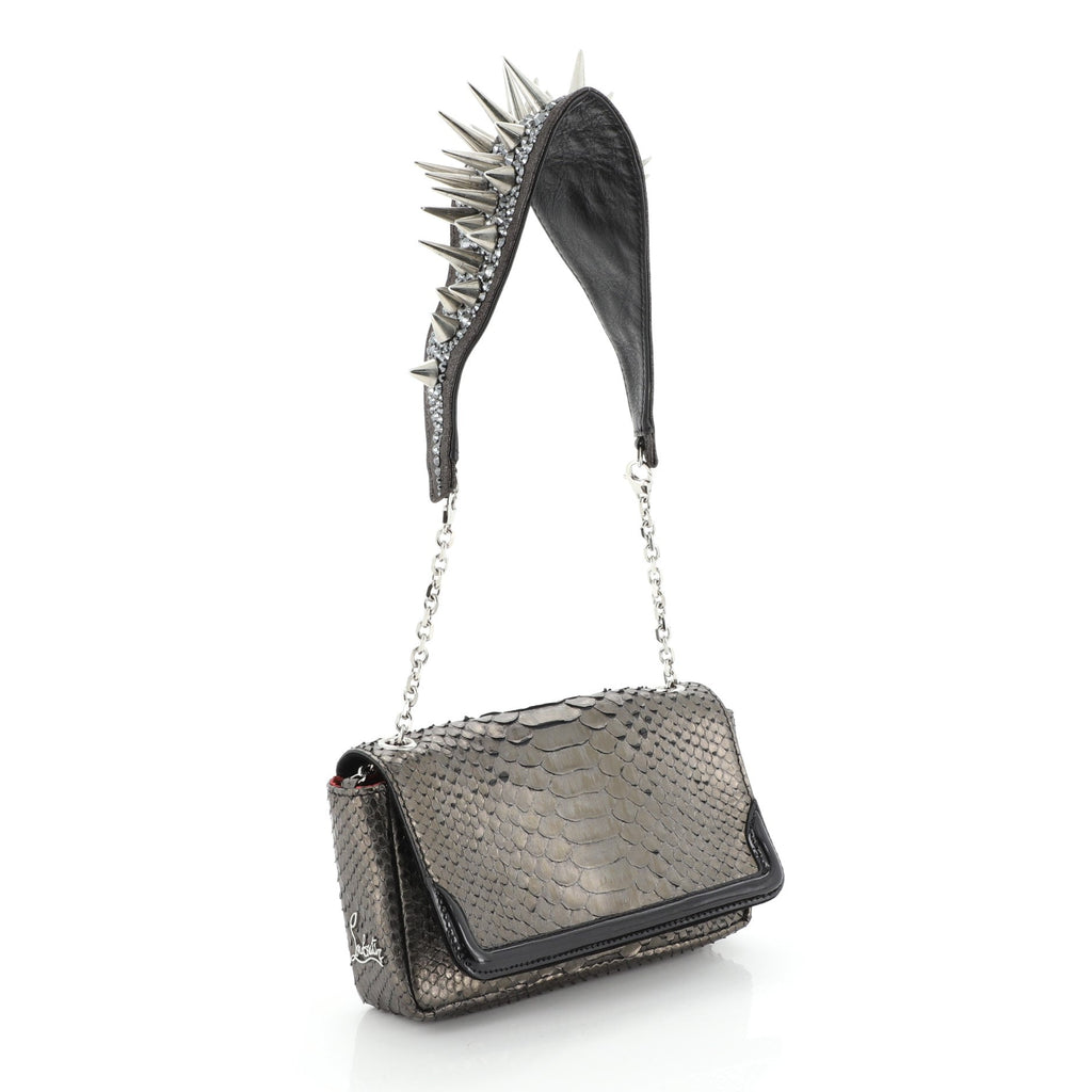 Artemis Shoulder Bag Spiked Python Mini