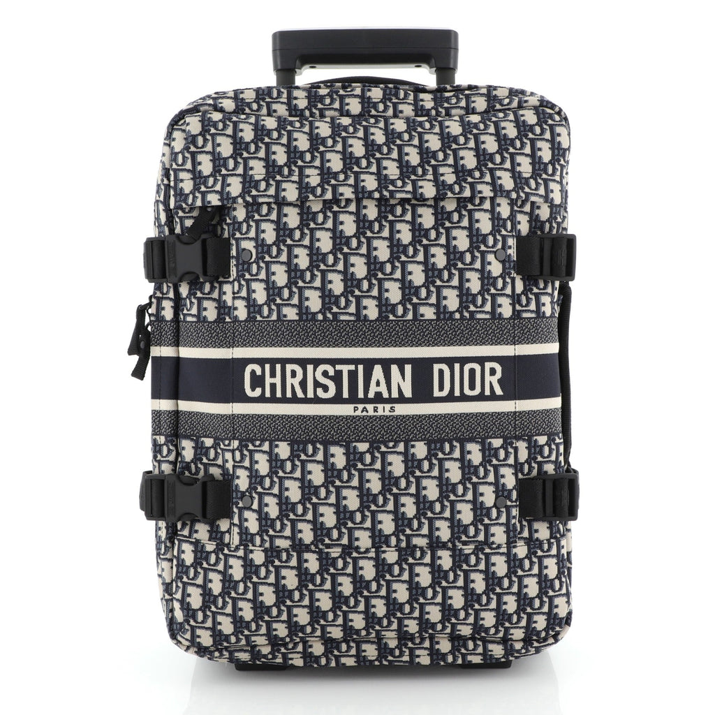 TravelDior Trolley Case Oblique Canvas Mini