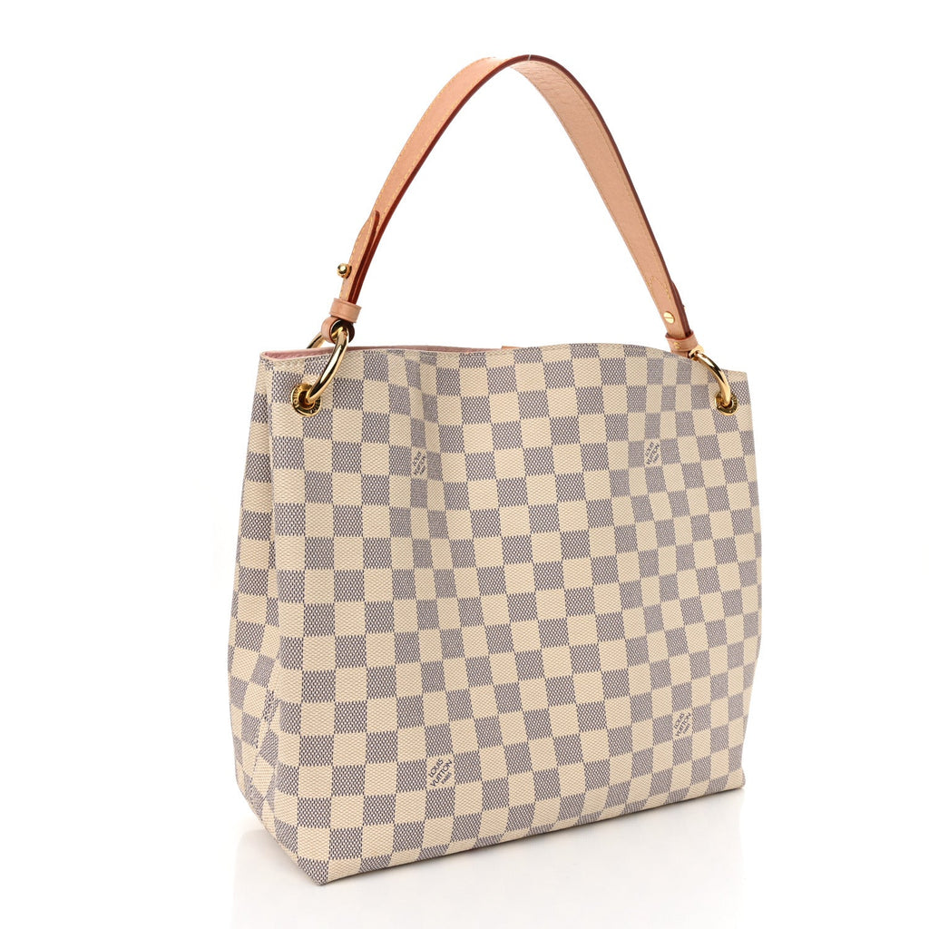 Damier Azur Graceful PM Rose Ballerine