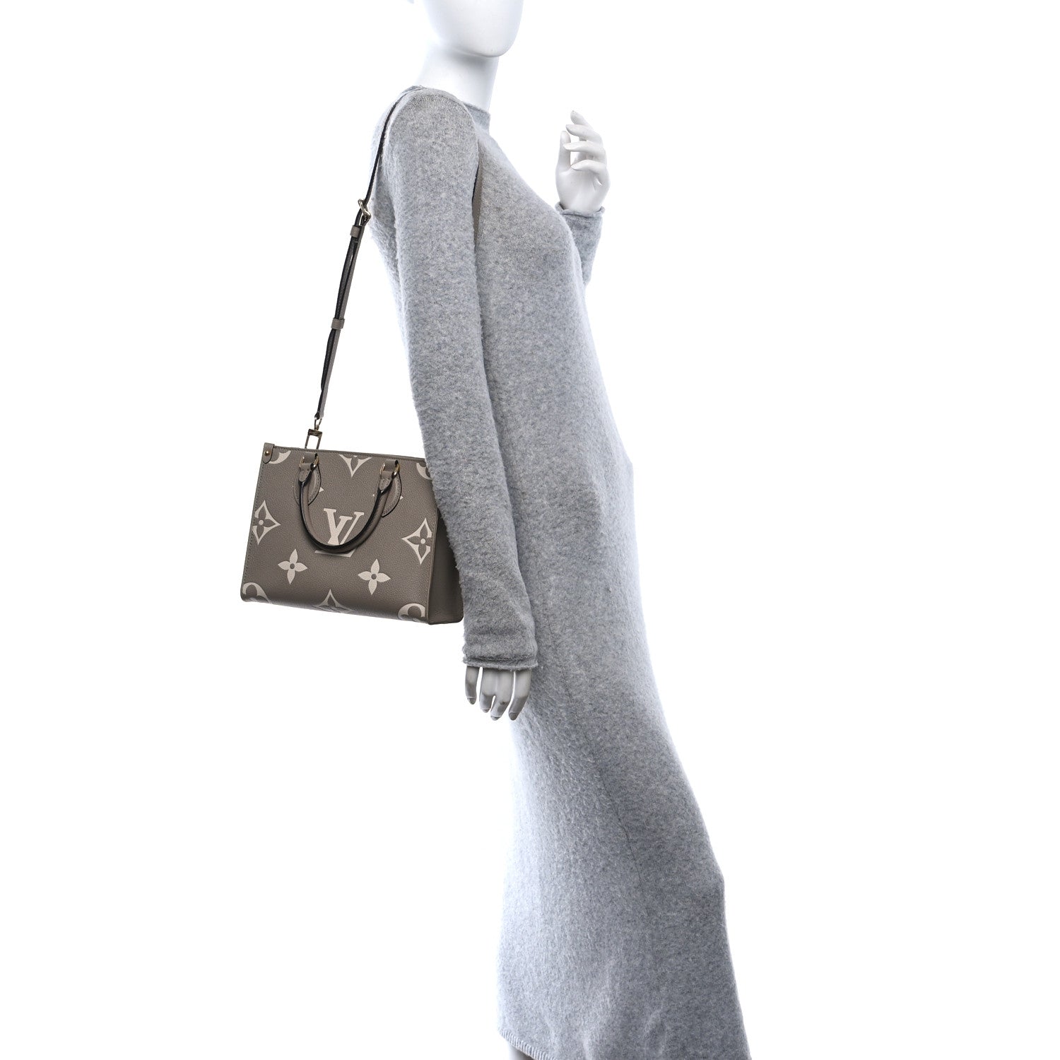 Empreinte Monogram Giant Onthego PM Tourterelle Creme