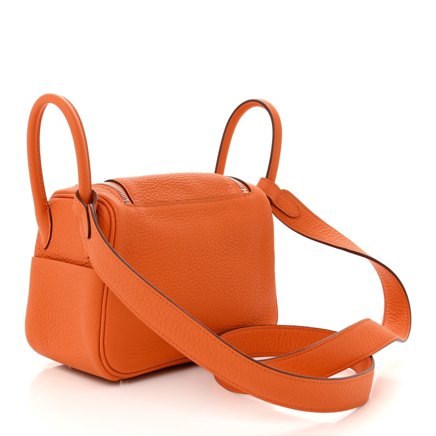 Taurillon Clemence Mini Lindy 20 Orange