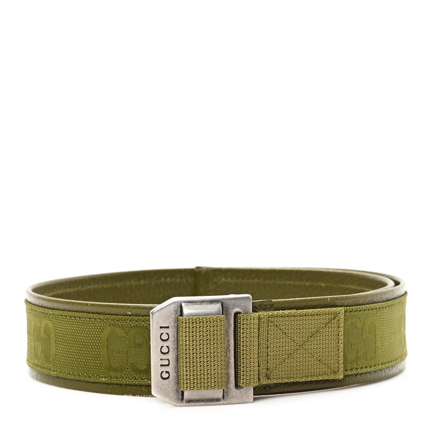 Econyl Nylon Monogram Off The Grid Belt 70 28 Juniper Green