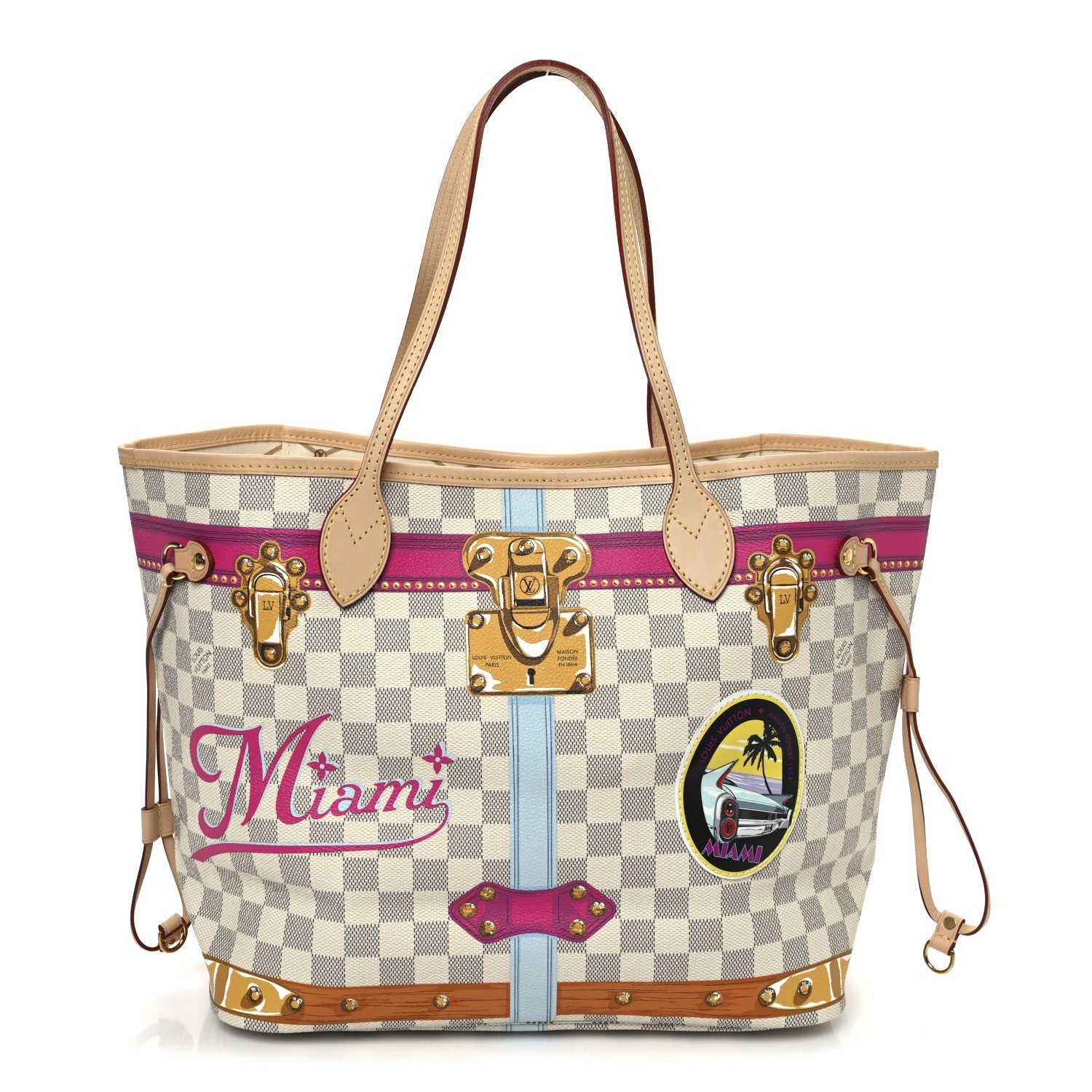 Damier Azur Summer Trunks Miami Neo Neverfull MM
