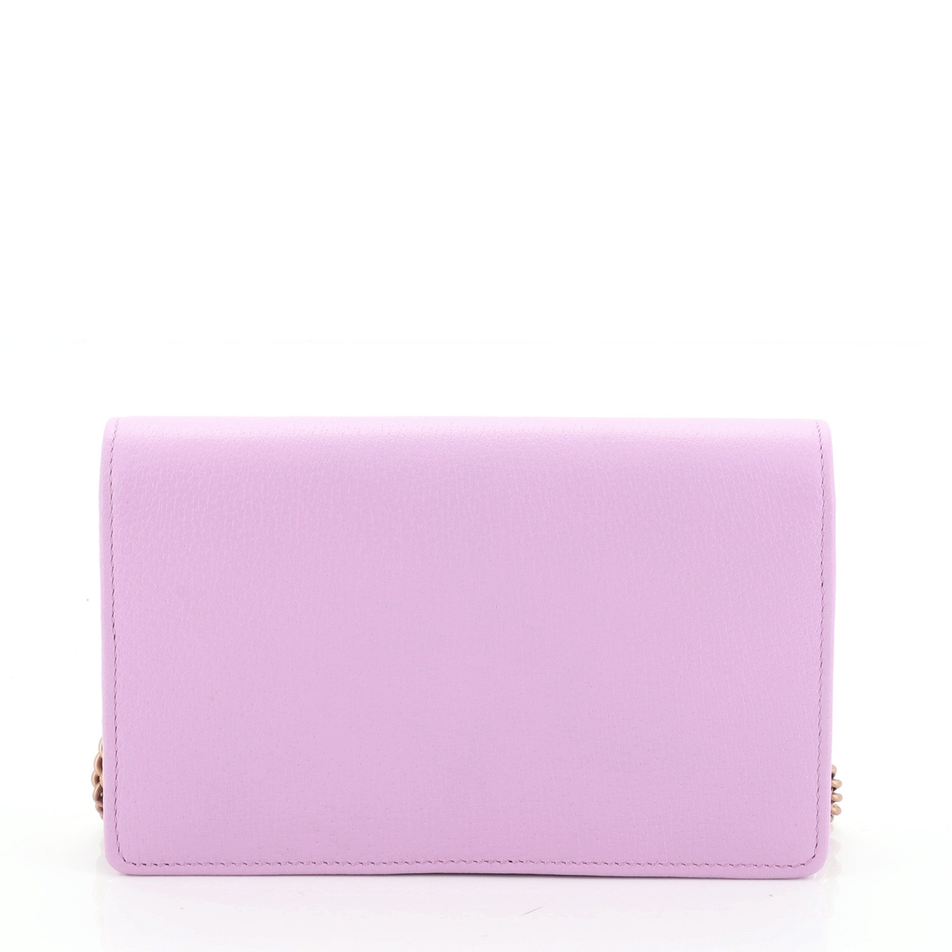GG Marmont Chain Wallet Embellished Leather Mini
