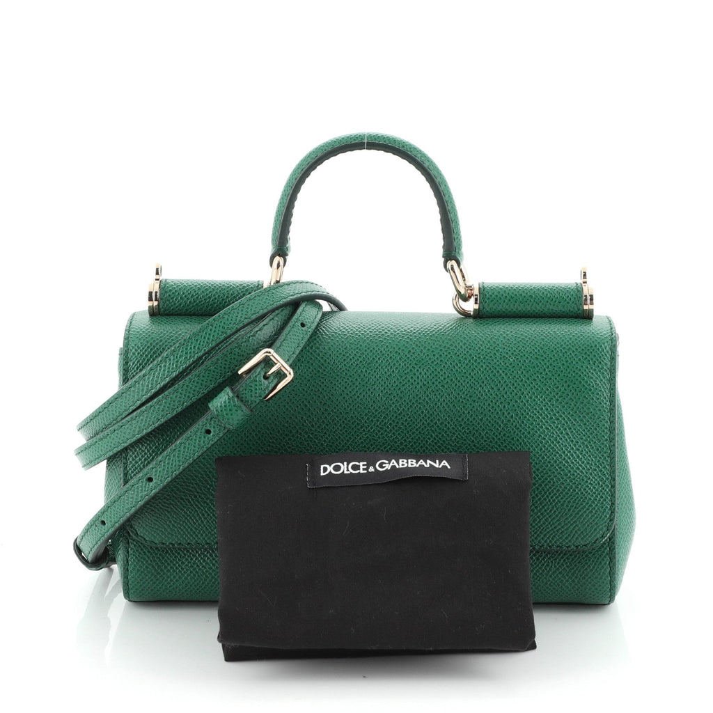 Miss Sicily Convertible Clutch Leather Mini
