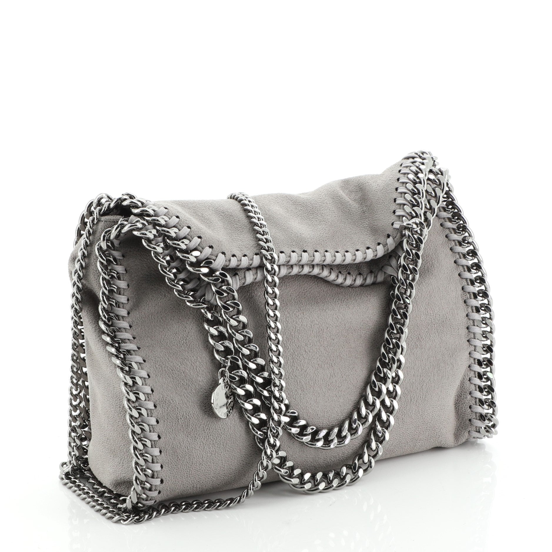 Falabella Fold Over Crossbody Bag Shaggy Deer Mini