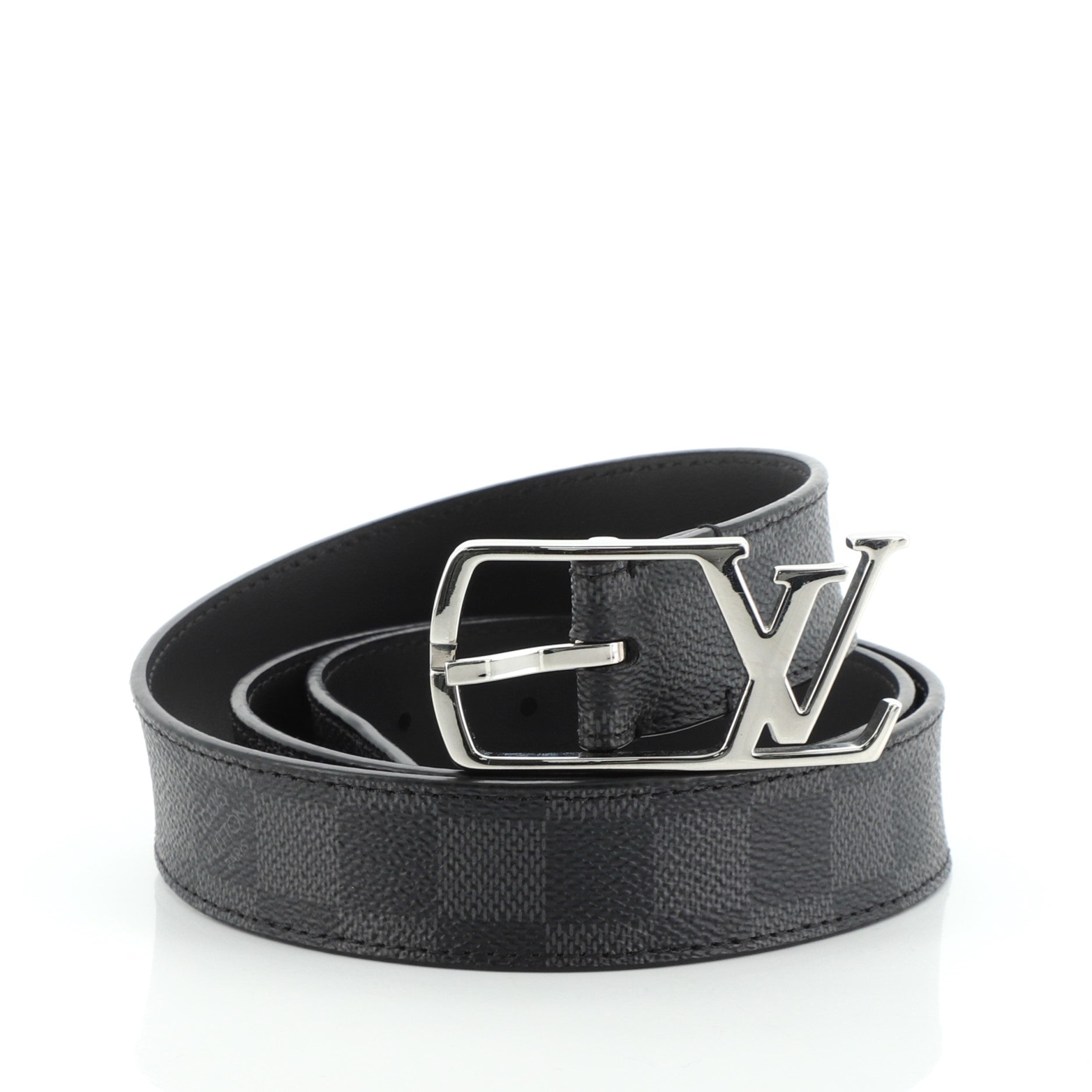 Neogram Belt Damier Graphite Medium
