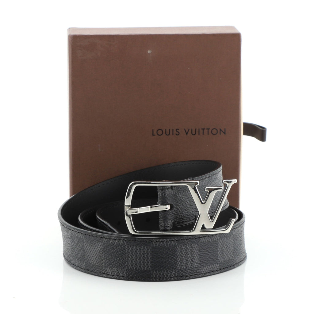 Neogram Belt Damier Graphite Medium