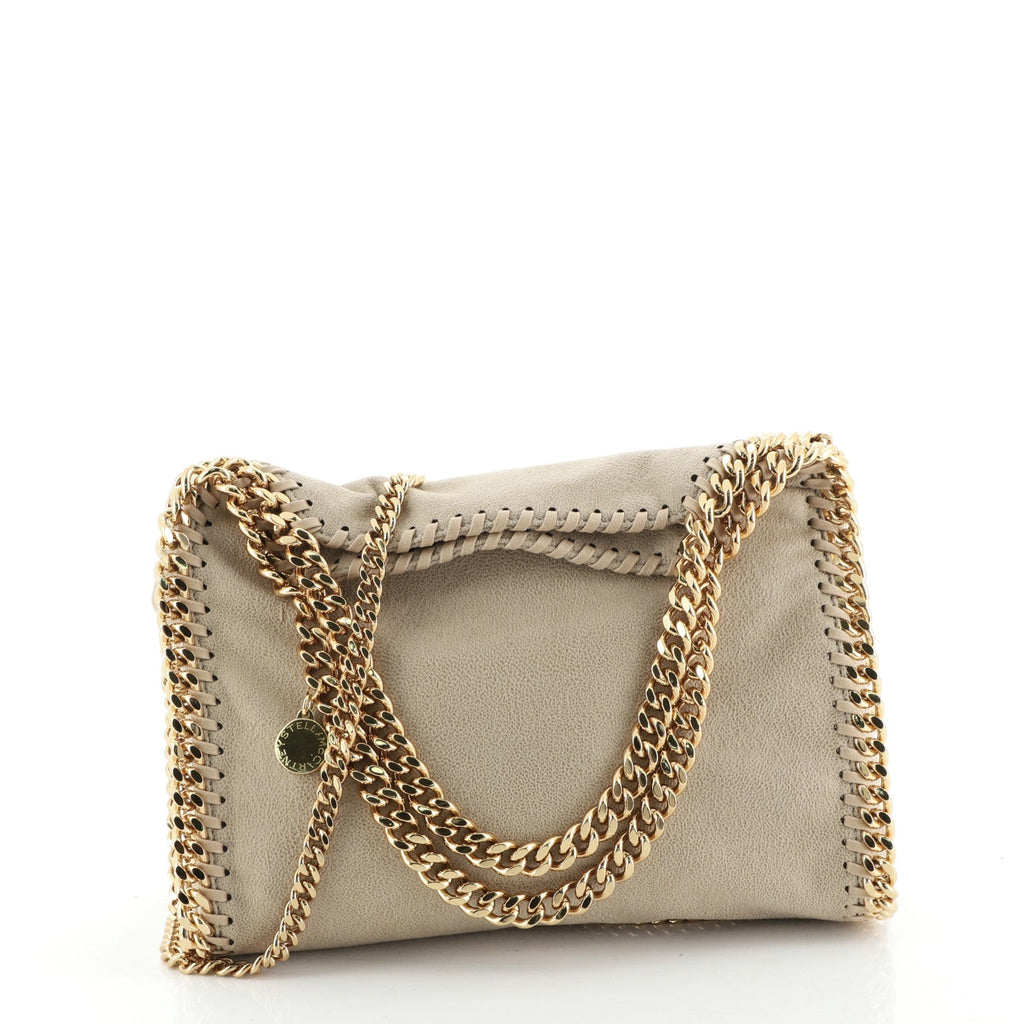 Falabella Fold Over Flap Crossbody Bag Shaggy Deer Mini