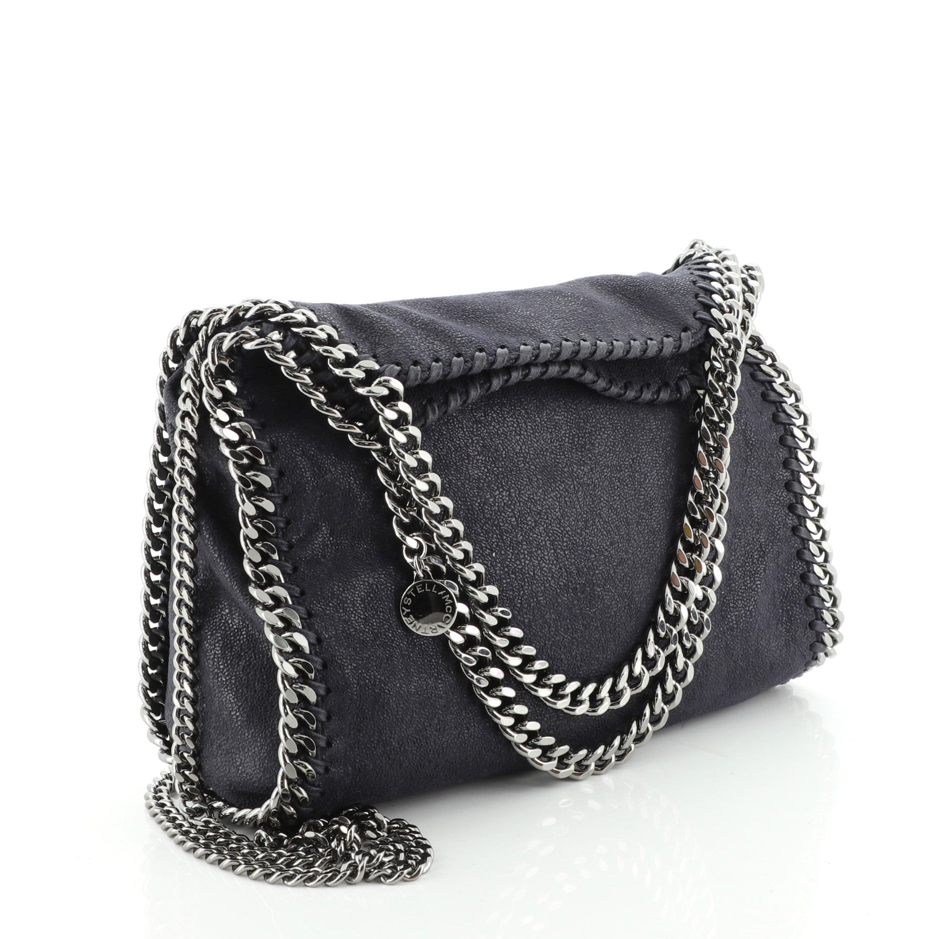 Falabella Fold Over Crossbody Bag Faux Leather Mini