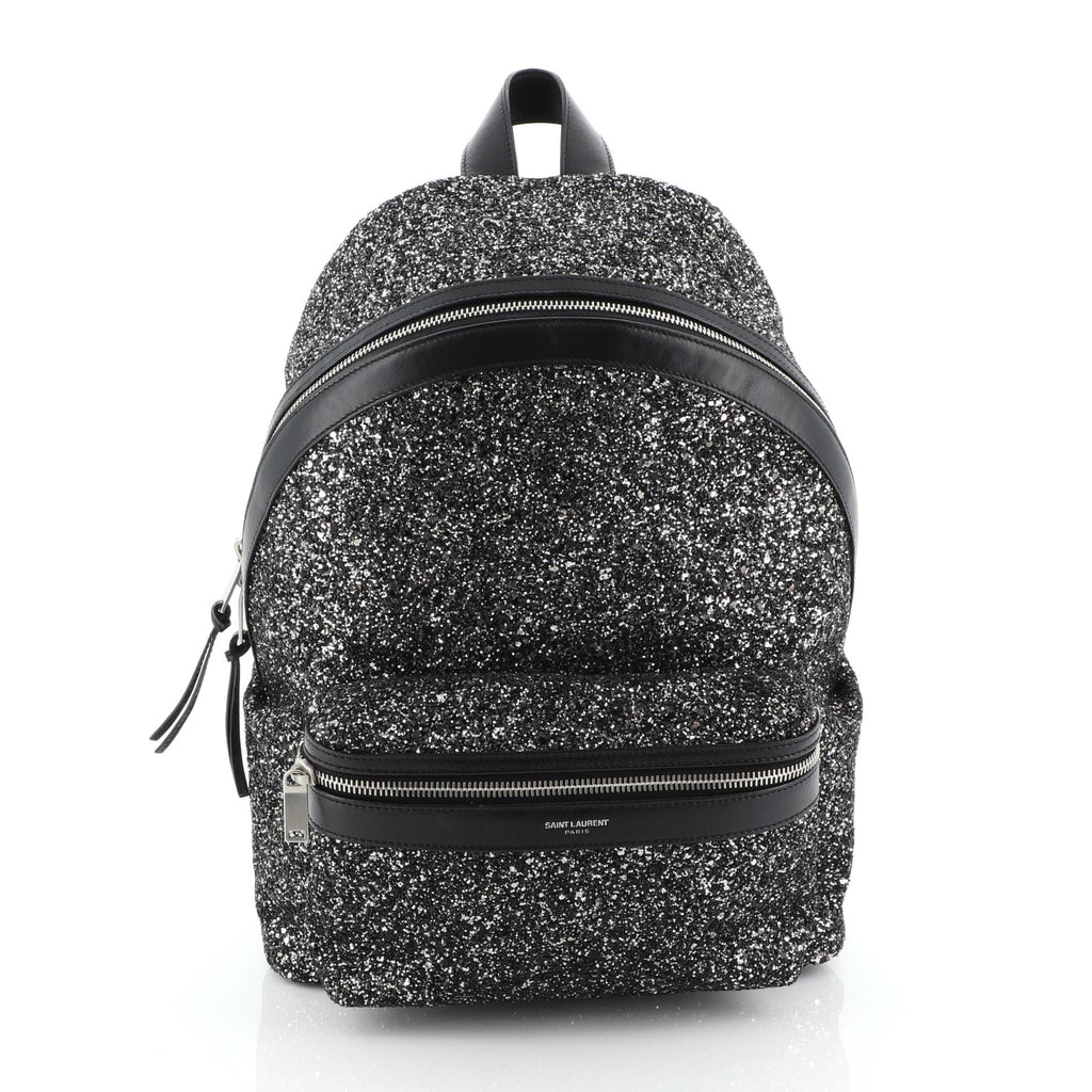 City Backpack Glitter Canvas Mini