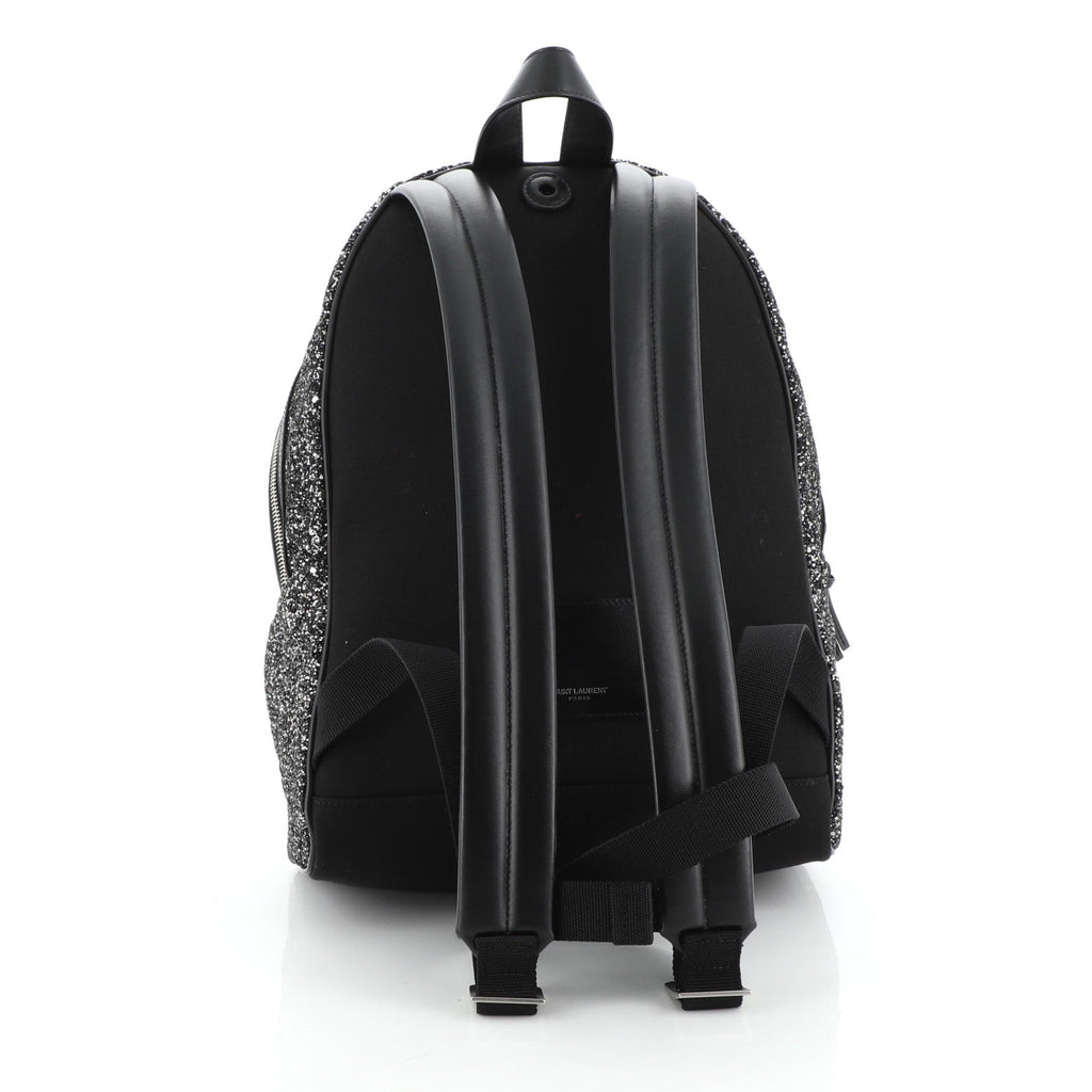 City Backpack Glitter Canvas Mini