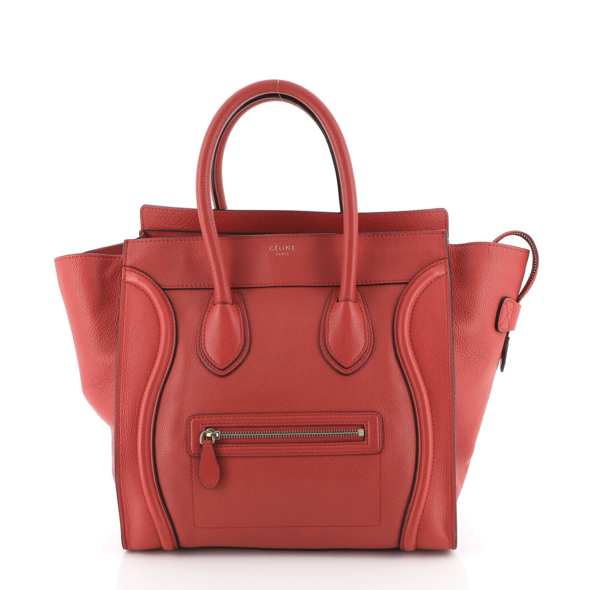 Luggage Bag Grainy Leather Mini
