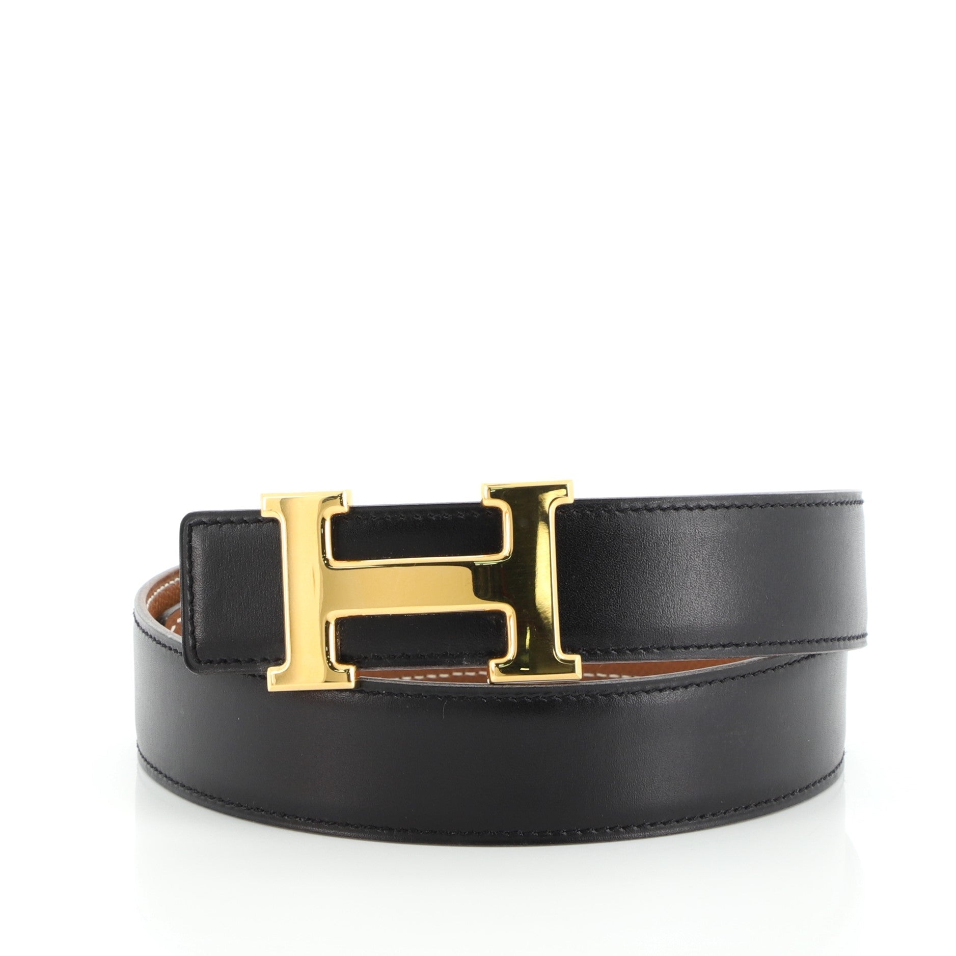 Constance Reversible Belt Leather Medium 70