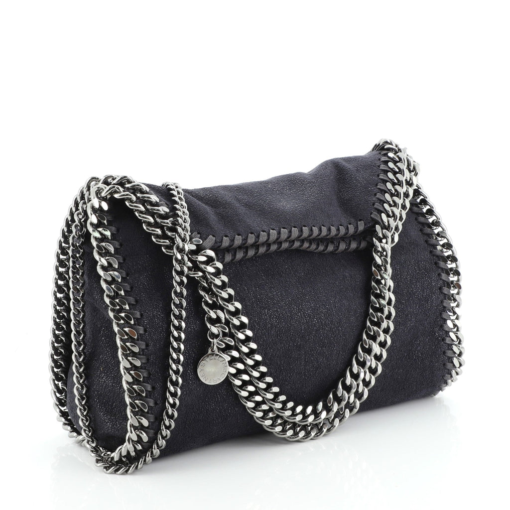 Falabella Fold Over Crossbody Bag Shaggy Deer Mini