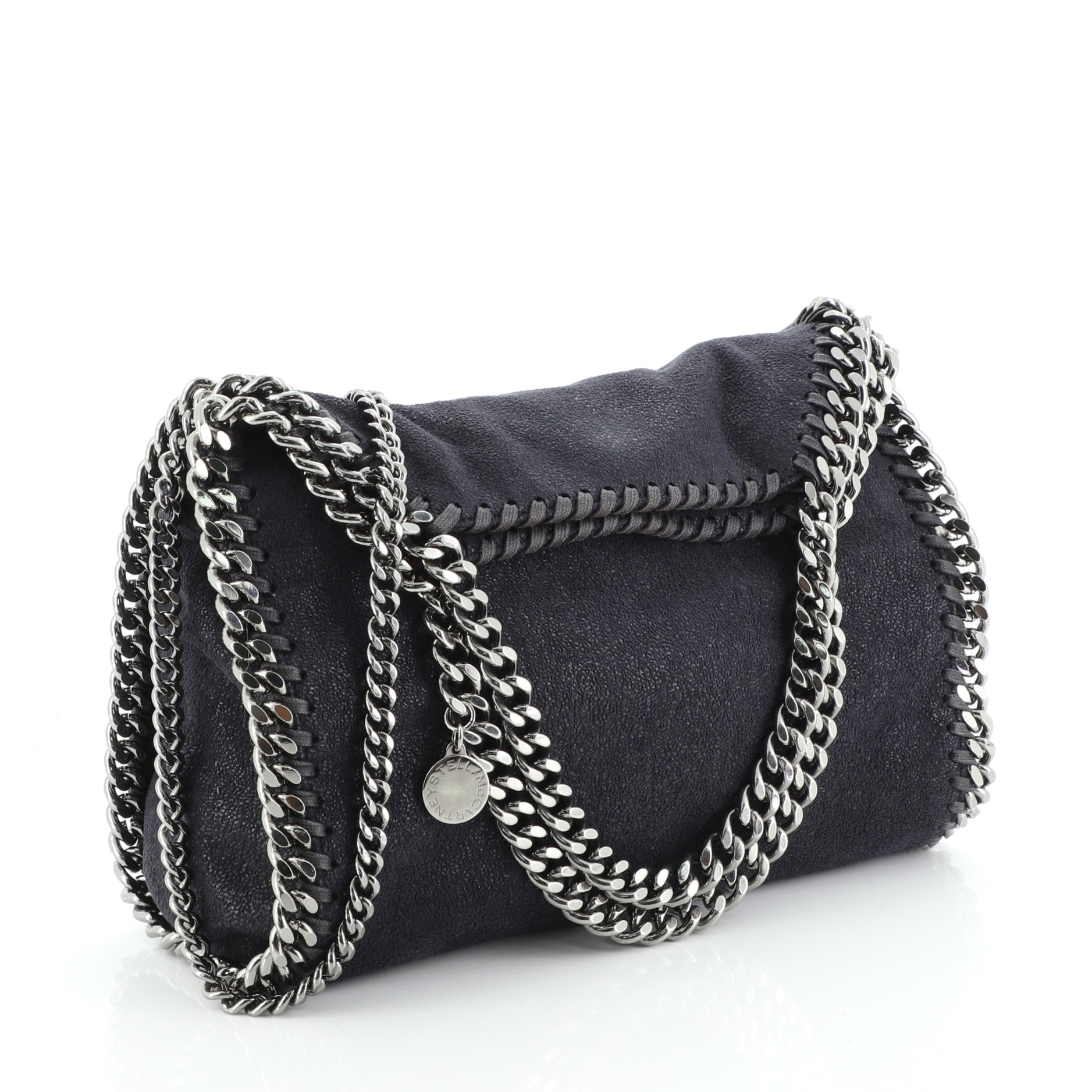 Falabella Fold Over Crossbody Bag Shaggy Deer Mini