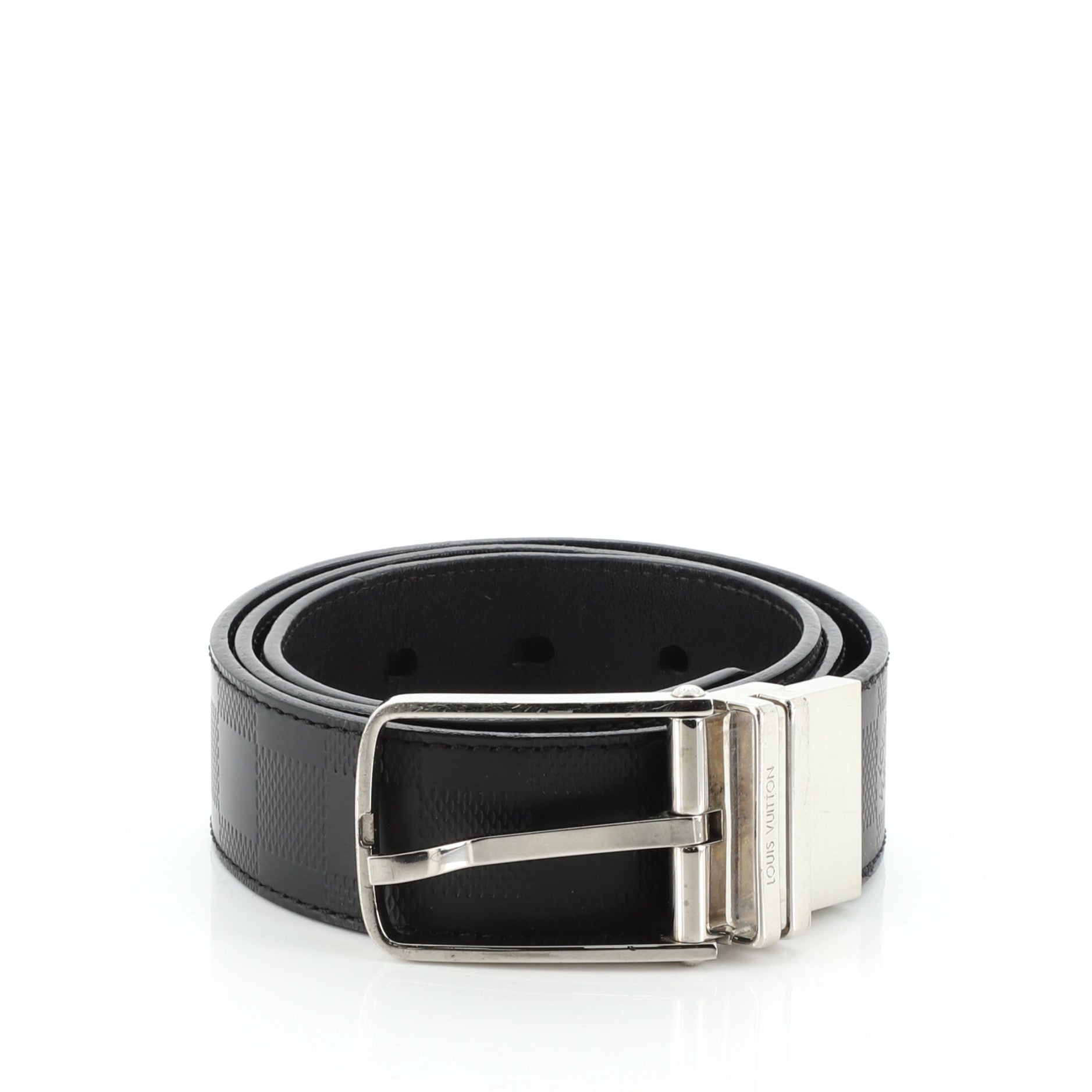 Boston Belt Damier Infini Leather Medium 85