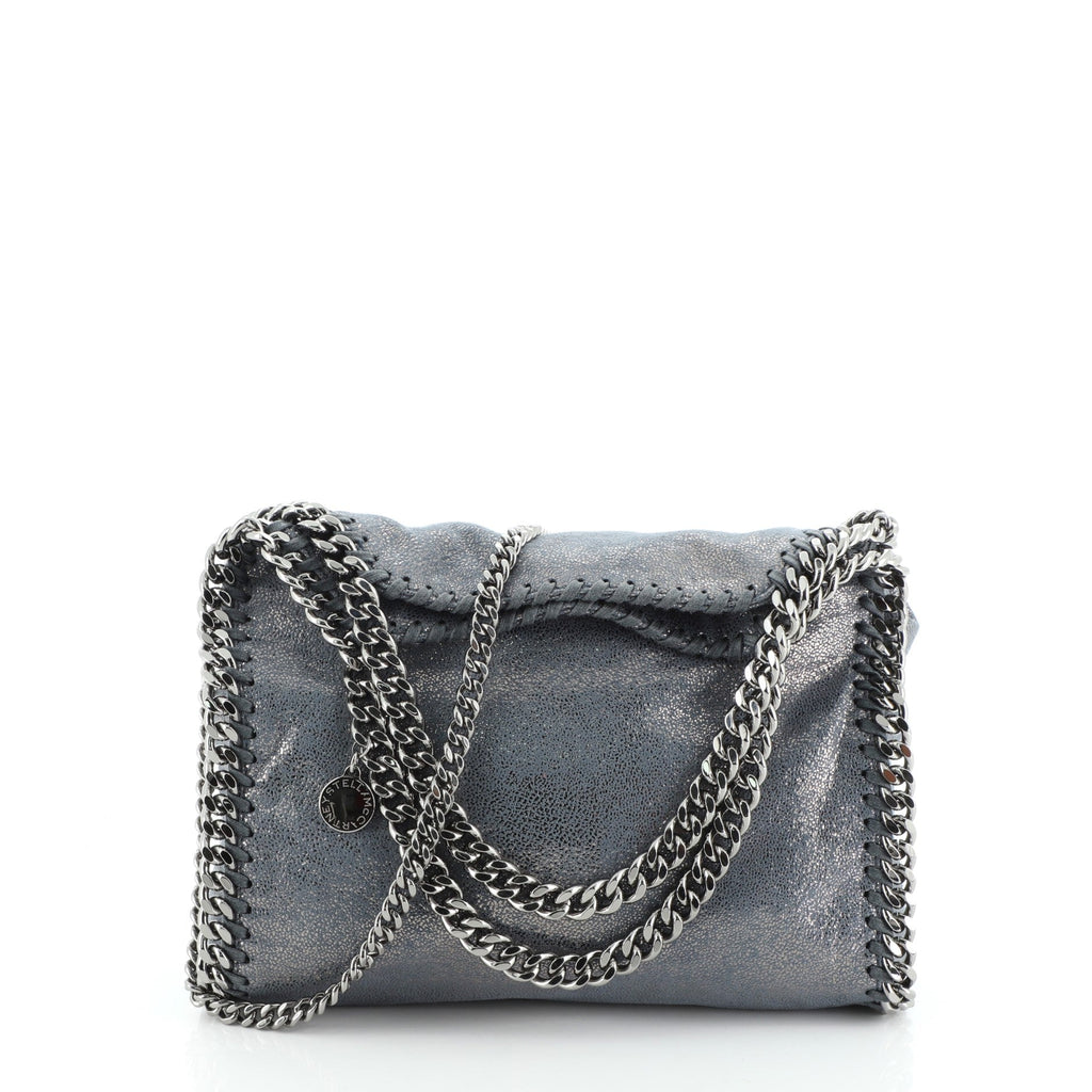 Falabella Fold Over Crossbody Bag Shaggy Deer Mini