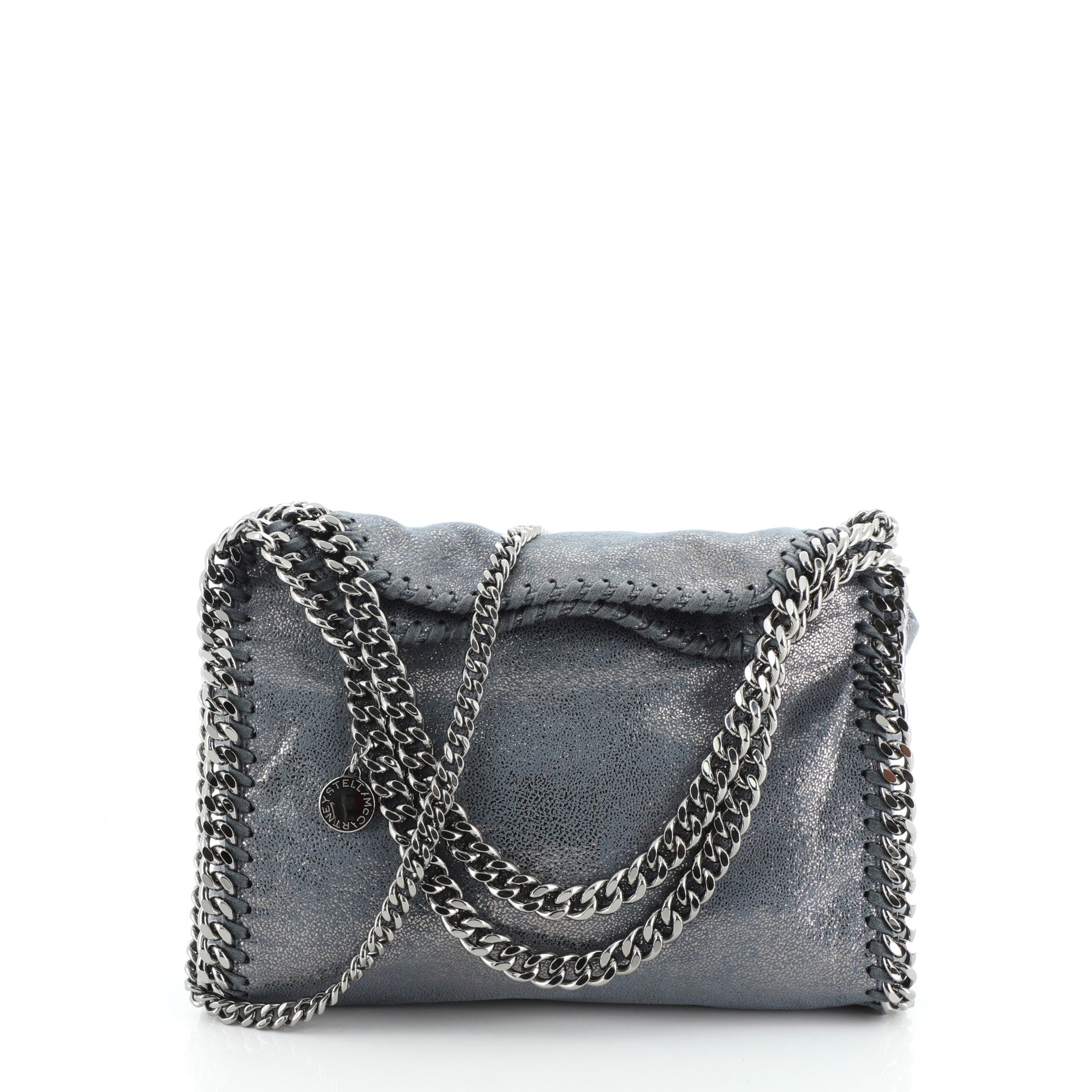 Falabella Fold Over Crossbody Bag Shaggy Deer Mini