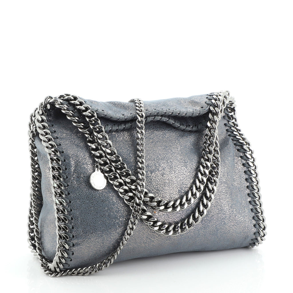 Falabella Fold Over Crossbody Bag Shaggy Deer Mini