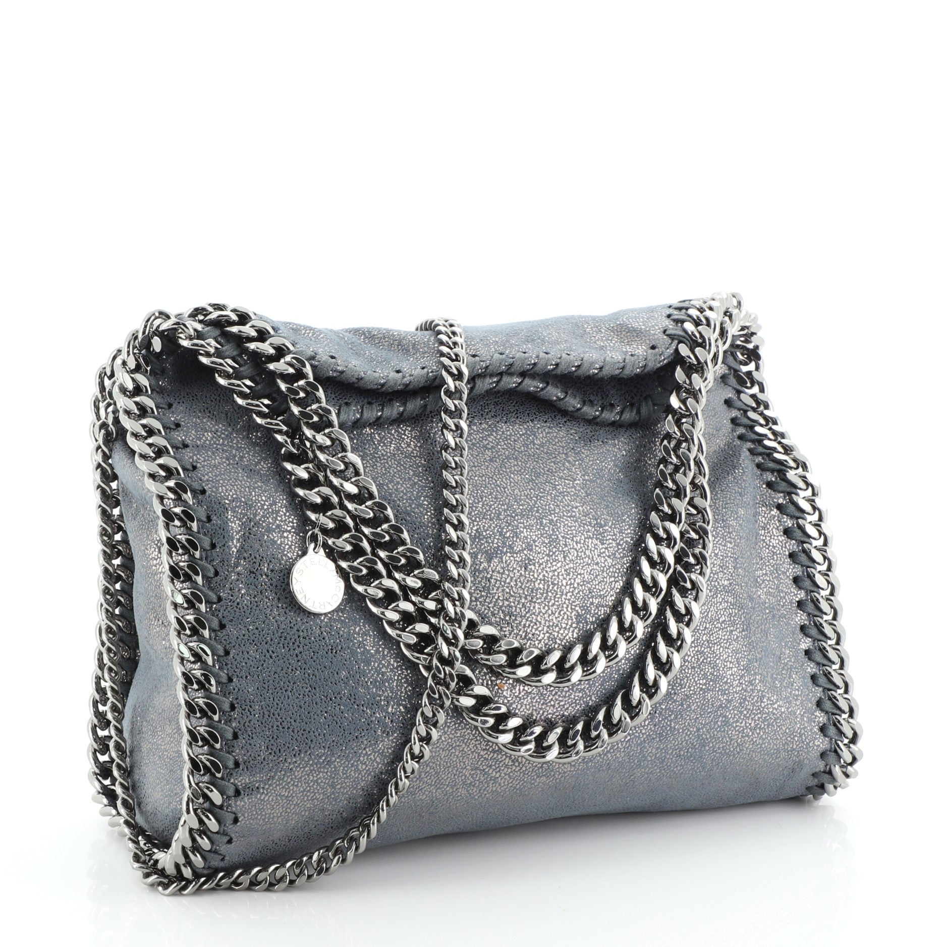 Falabella Fold Over Crossbody Bag Shaggy Deer Mini