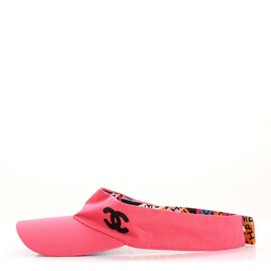 Cotton Canvas Logo CC Visor Pink Black